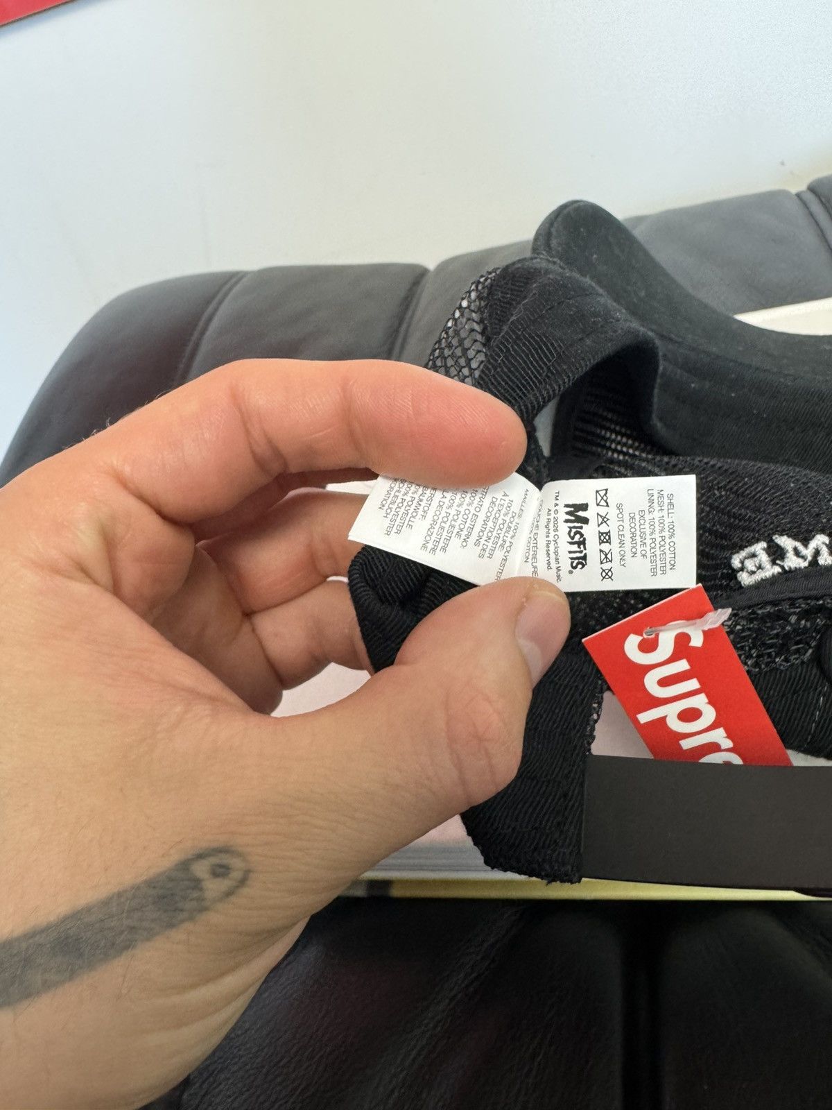 Supreme SS26 Supreme Misfits Mesh Trucker Hat Punk Rock Band Rare Size ONE SIZE - 6 Thumbnail