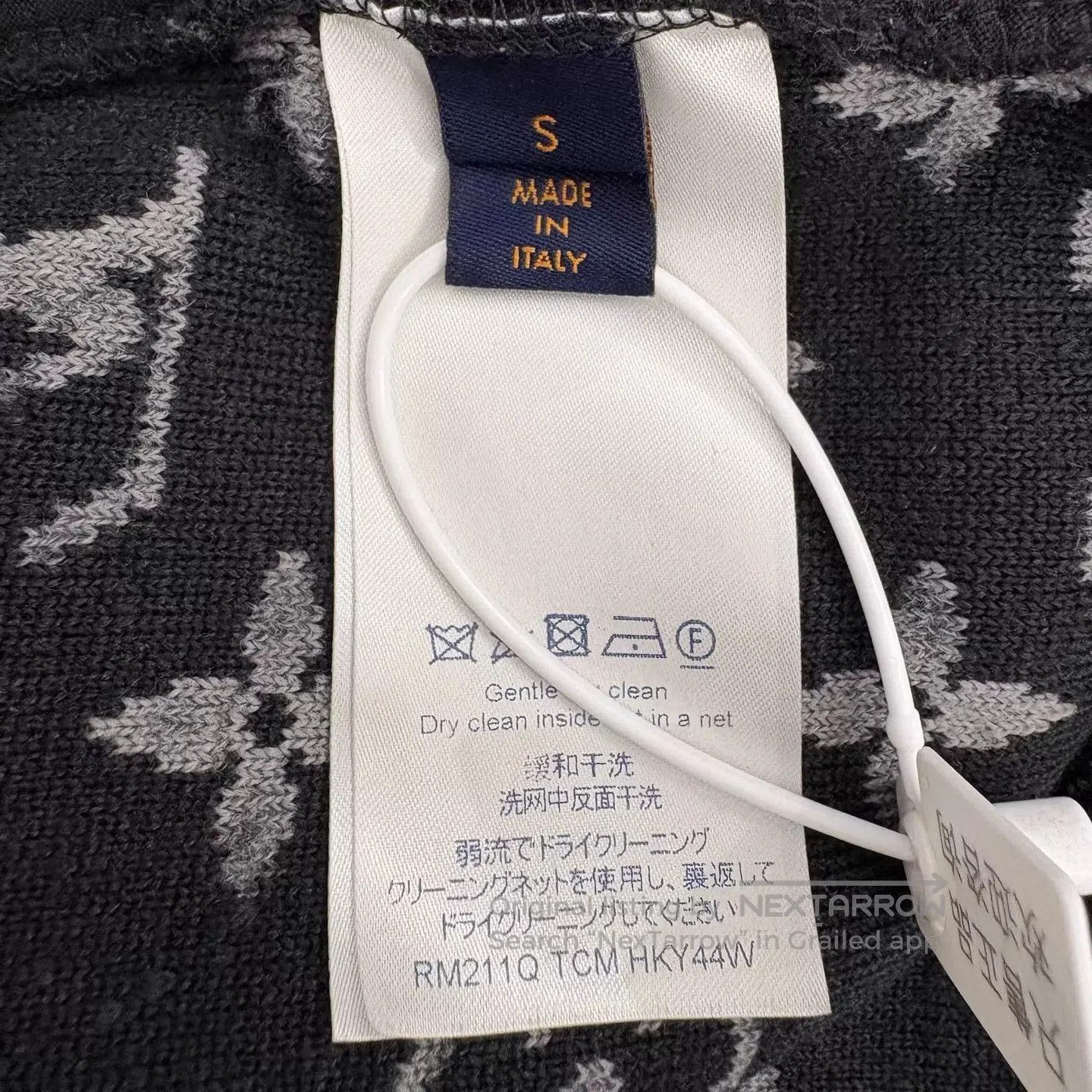 Louis Vuitton Black Fleece Zip-Up Jacket with Monogram Pattern. Size US S / EU 44-46 / 1 - 4 Thumbnail