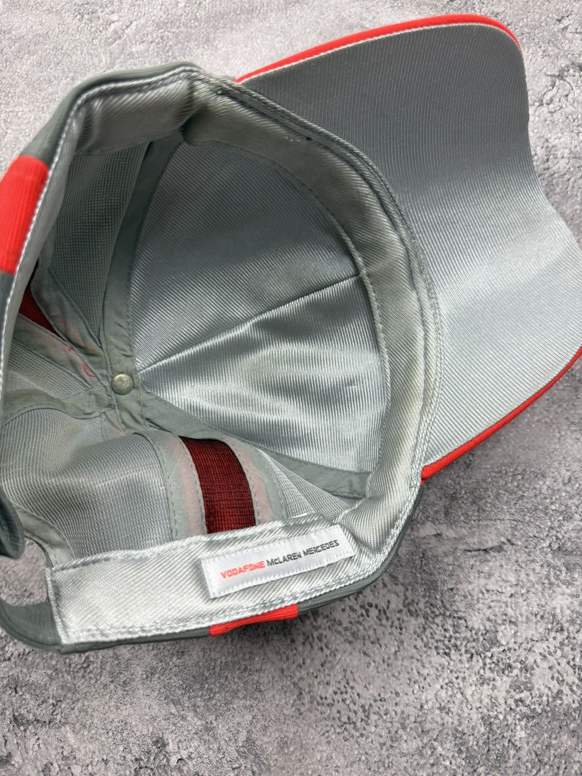 Malcolm McLaren Vintage Vodafone McLaren Mercedes F1 Racing Cap Hat MP4-27 Size ONE SIZE - 13 Thumbnail