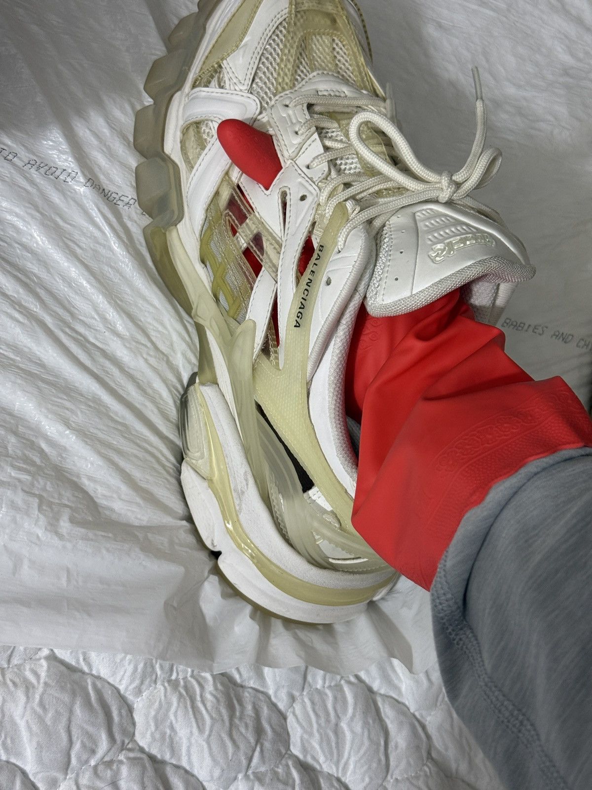 Balenciaga Balenciaga Track 2 White Size US 11 / IT 41 - 12 Thumbnail