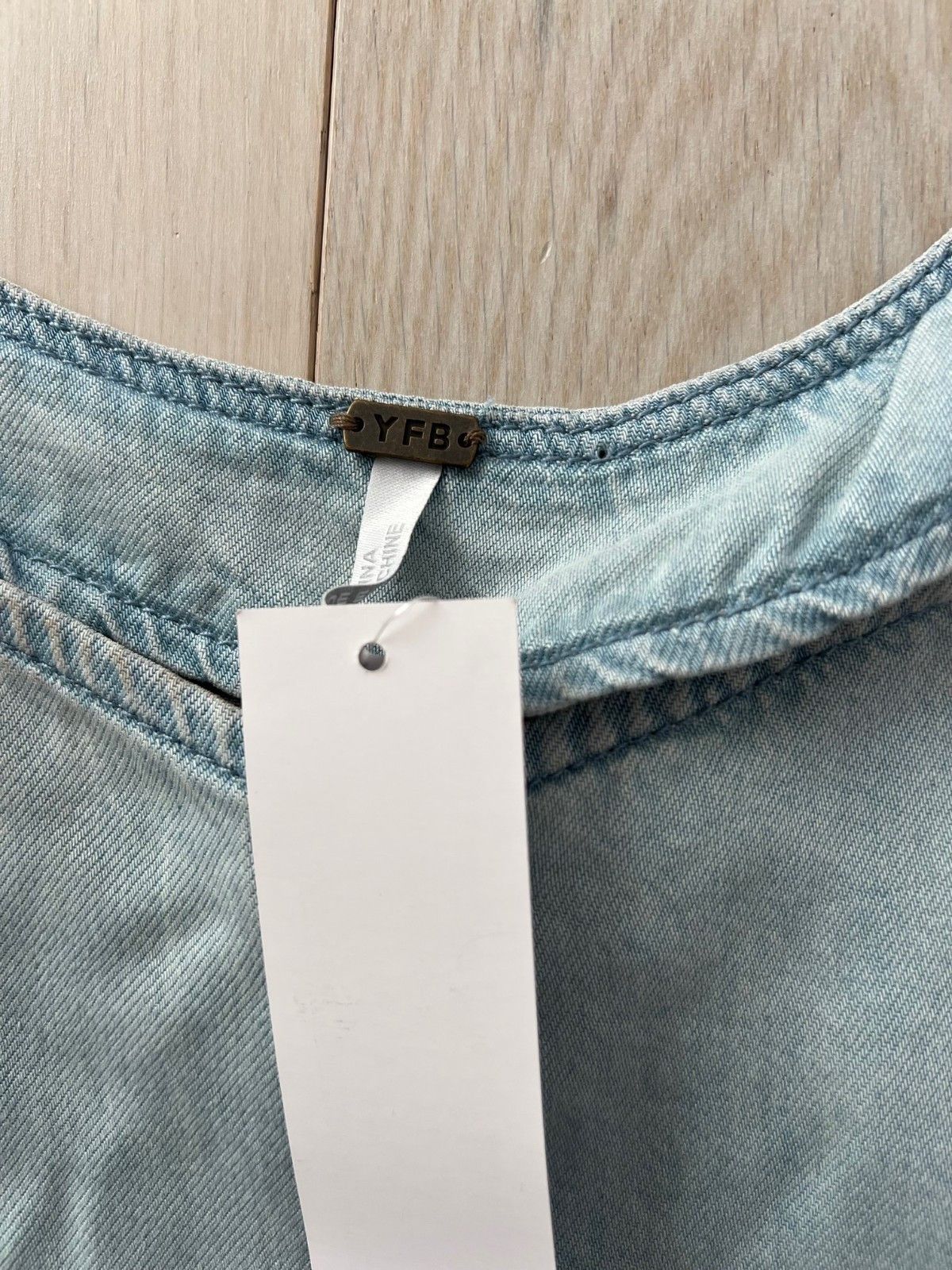 Young Fabulous & Broke Young Fabulous & Broke YFB Tate Denim Vest Indigo Pale Blue Size S / US 4 / IT 40 - 5 Thumbnail