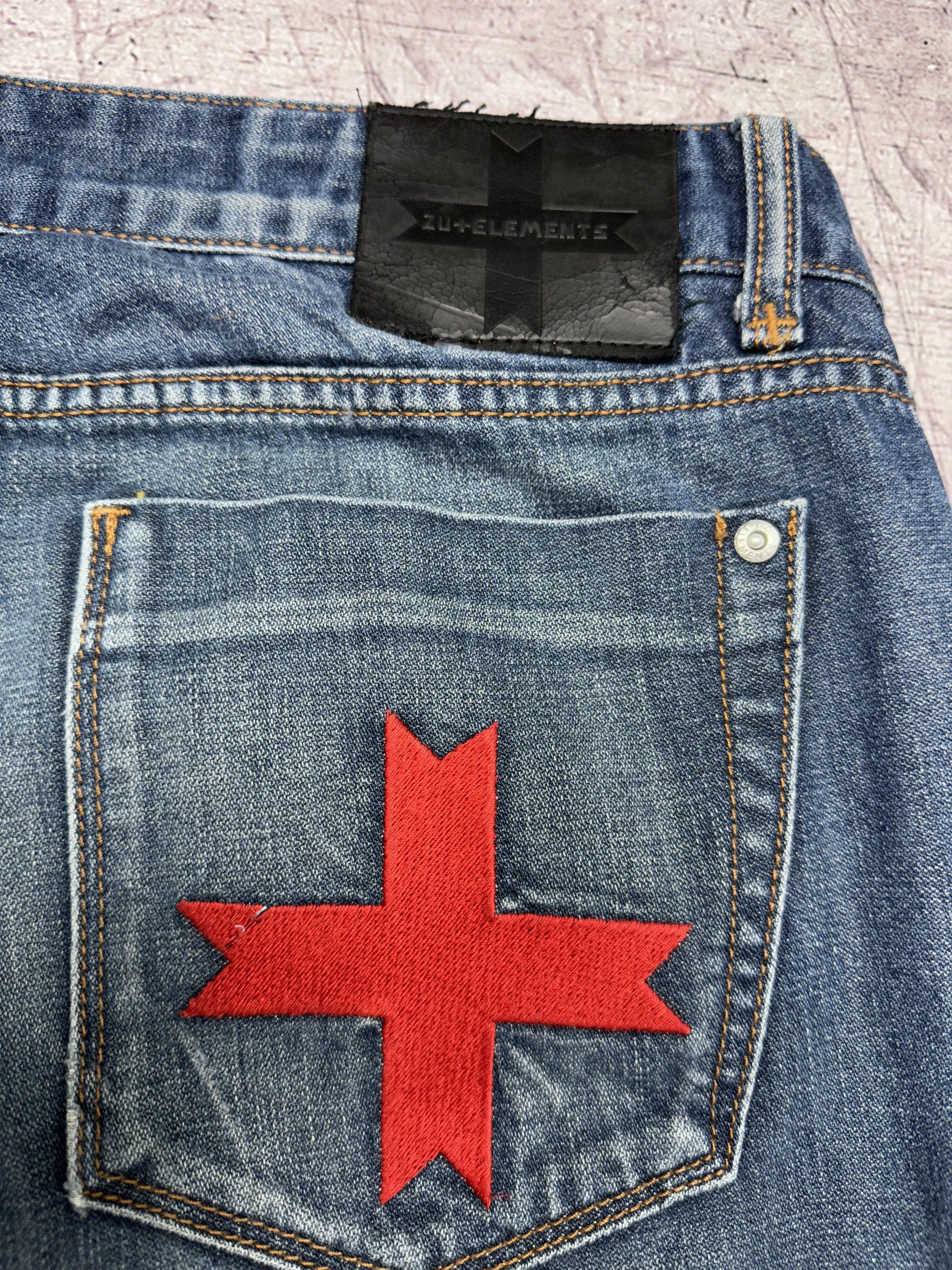 Vintage Zu Elements Vintage Mens Denim Pants Jeans Size US 33 - 4 Thumbnail