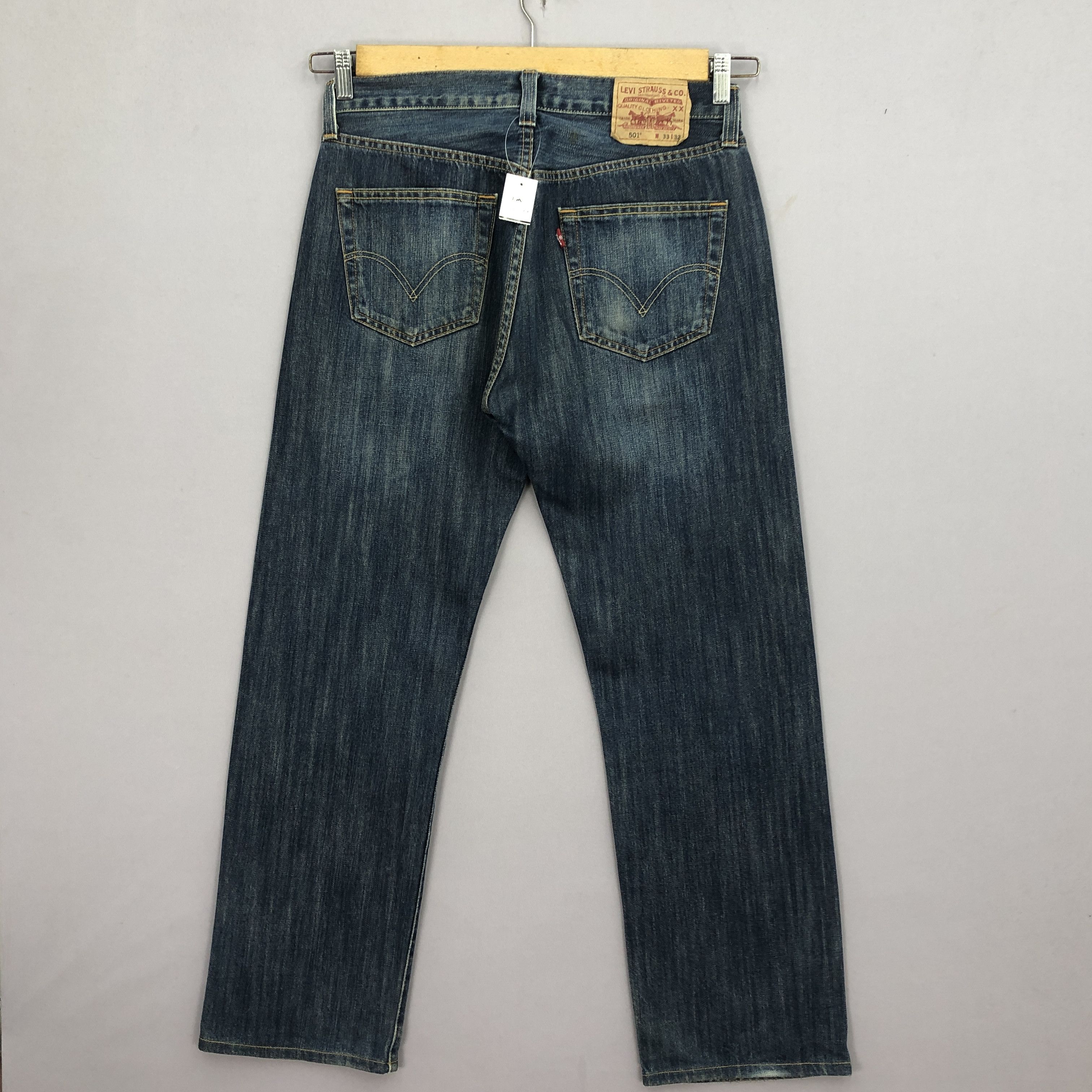 Levi's Vintage Y2K Levis 501 Jeans Levis Faded Fly Button Denim Size US 32 / EU 48 - 2 Thumbnail