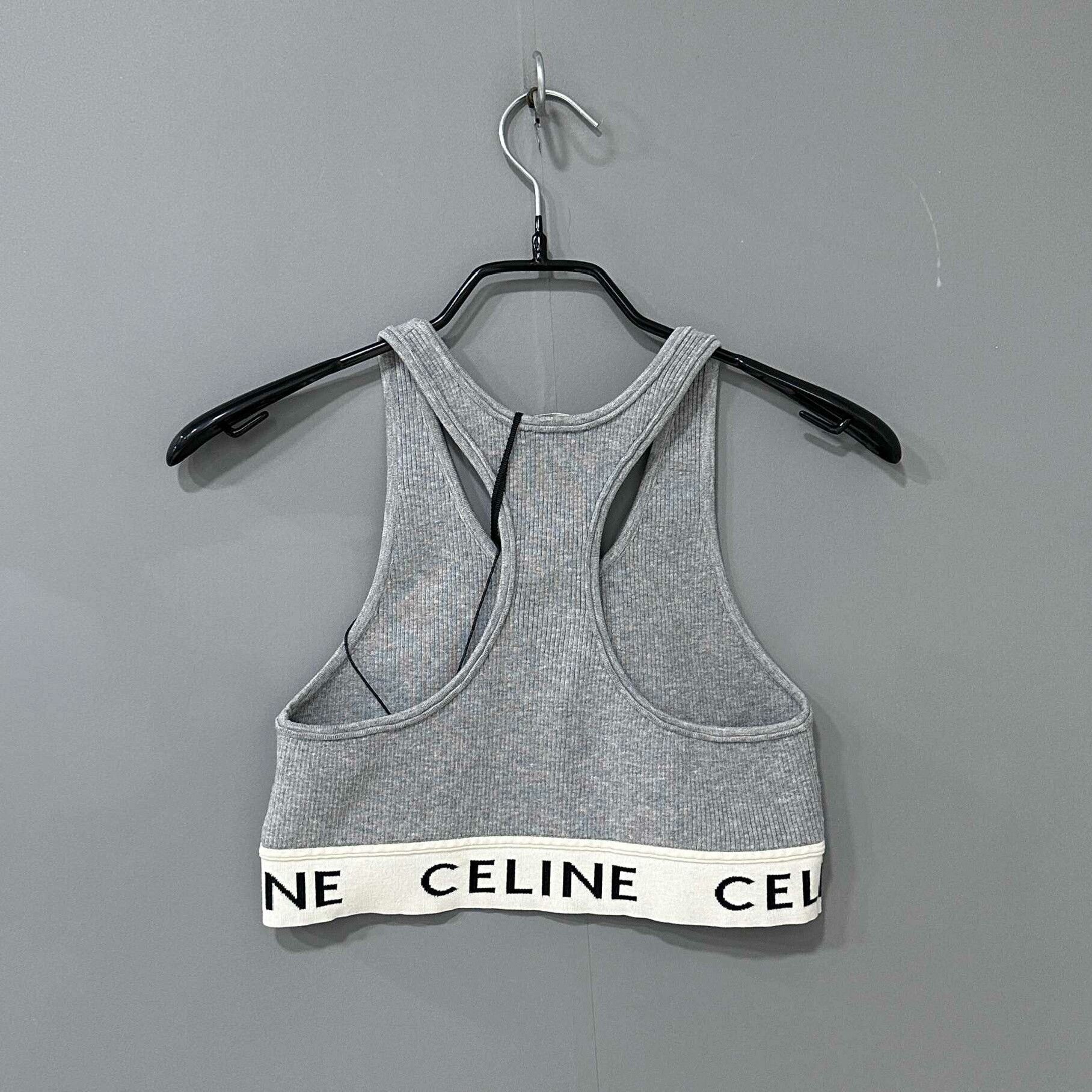 Celine Sports Knit Bra Top Celine Size XS / US 0-2 / IT 36-38 - 1 Thumbnail