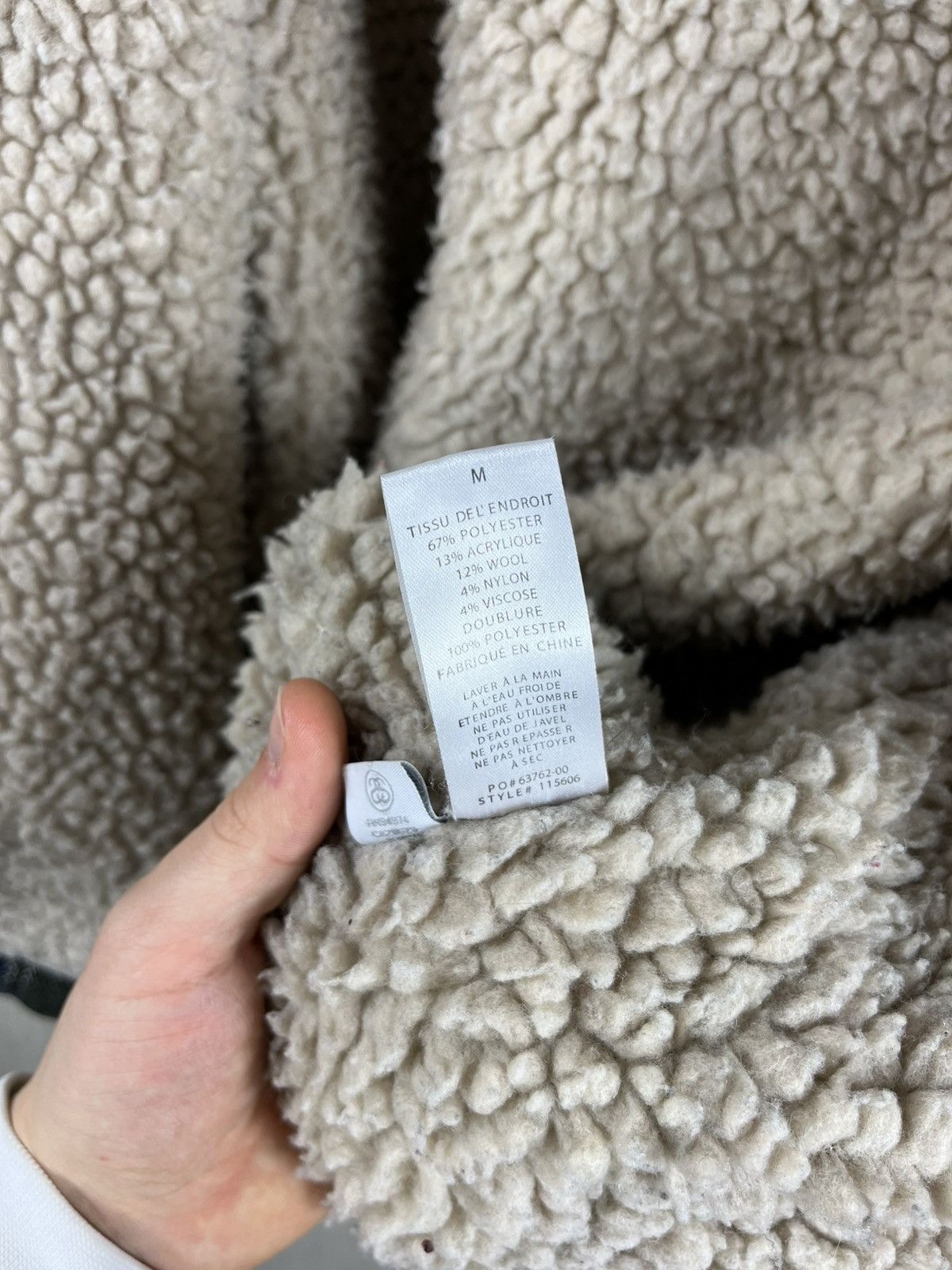 Stussy × Vintage Vintage Stussy wool work jacket striped insulated sherpa Size US M / EU 48-50 / 2 - 17 Thumbnail
