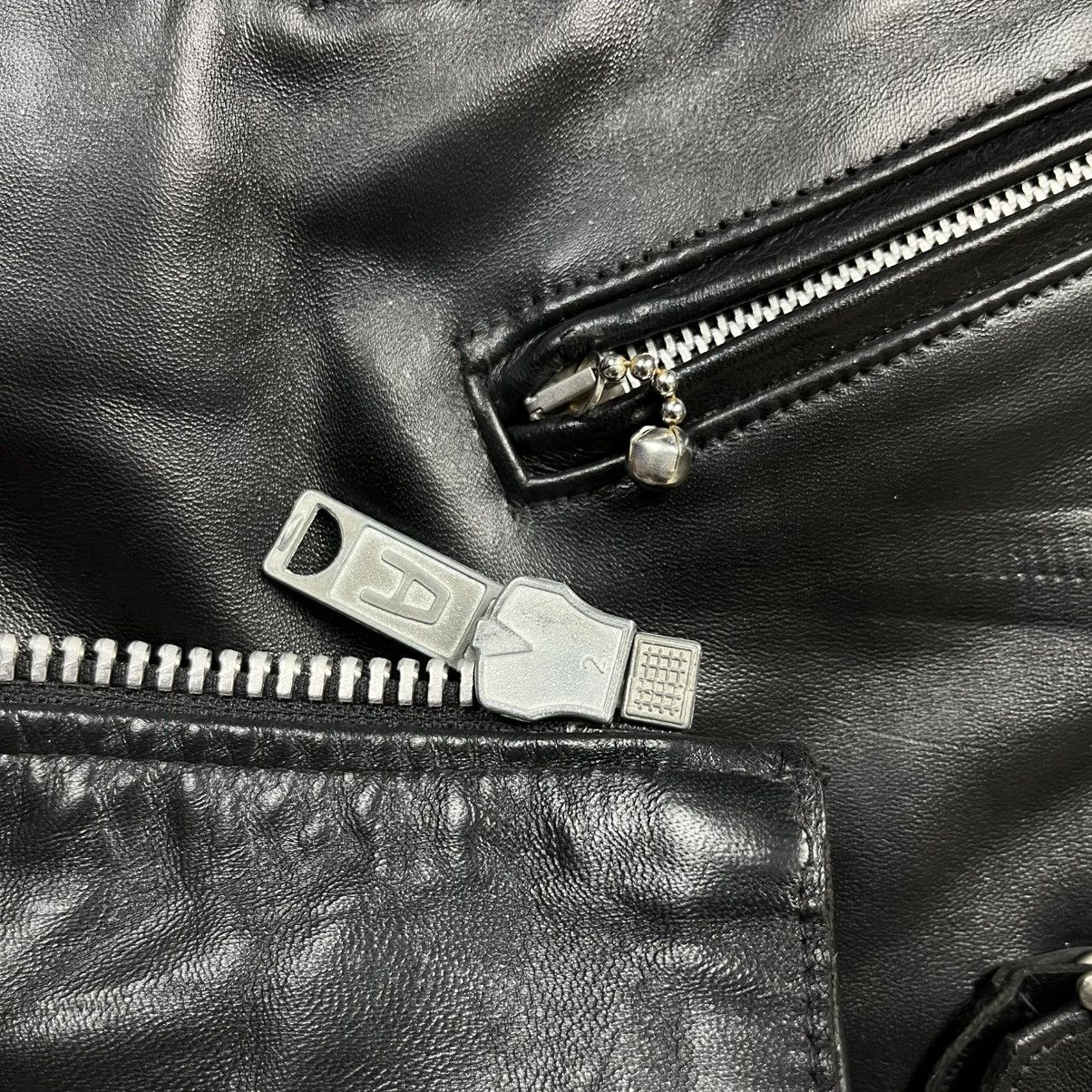 Isamu Katayama Backlash × Japanese Brand × Schott Archive Triple Six 666 double riders leather jacket Size US M / EU 48-50 / 2 - 10 Thumbnail