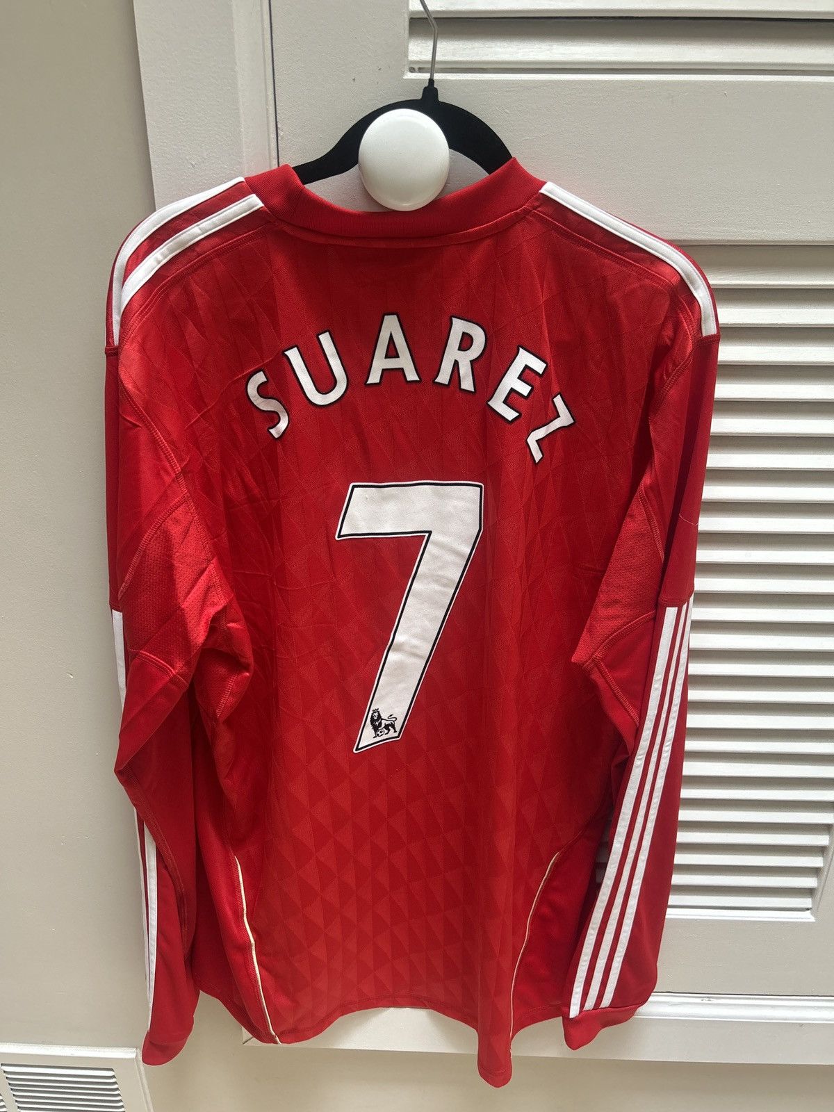 Adidas Liverpool 2010 Luis Suarez long sleeve Size US XL / EU 56 / 4 - 1 Thumbnail