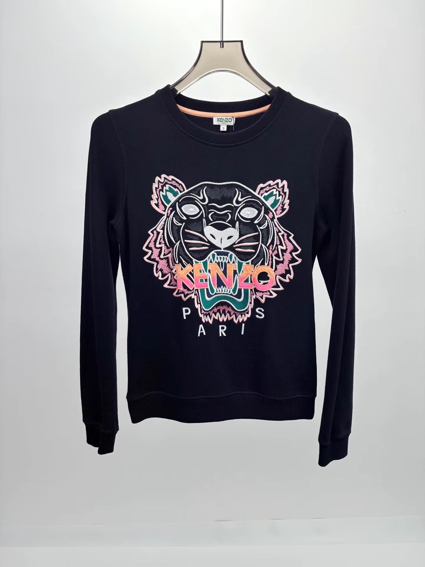 Kenzo KENZO Tiger Head Embroidery Long Sleeve Sweatshirt K1 Size US S / EU 44-46 / 1 - 1 Thumbnail