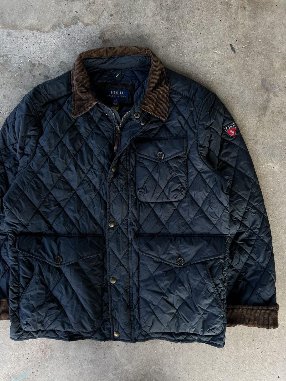 Polo Ralph Lauren Vintage Polo Ralph The Beaton Quilted Zip Up Jacket Size US L / EU 52-54 / 3 - 2 Thumbnail
