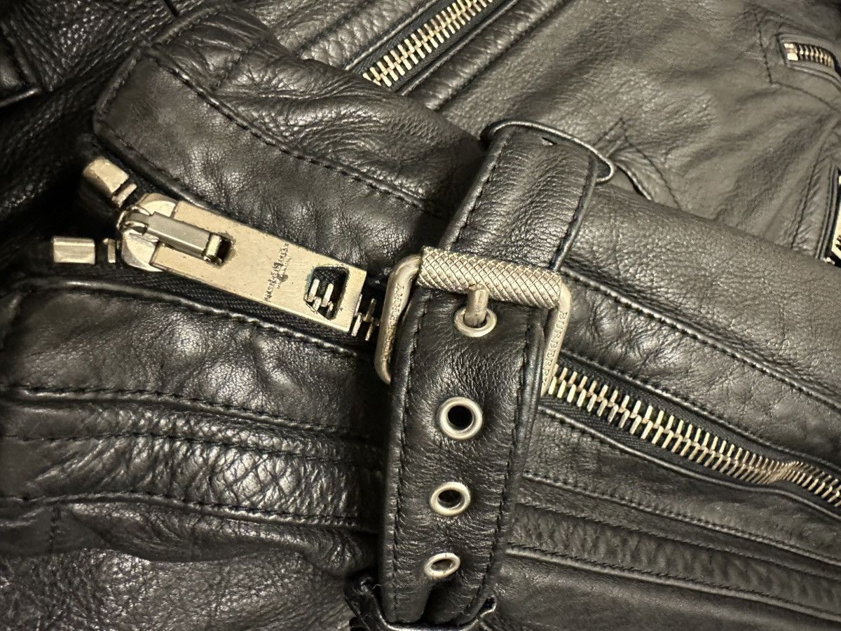 Burberry Prorsum Burberry Prorsum ss11 long leather biker jacket Size US L / EU 52-54 / 3 - 19 Thumbnail