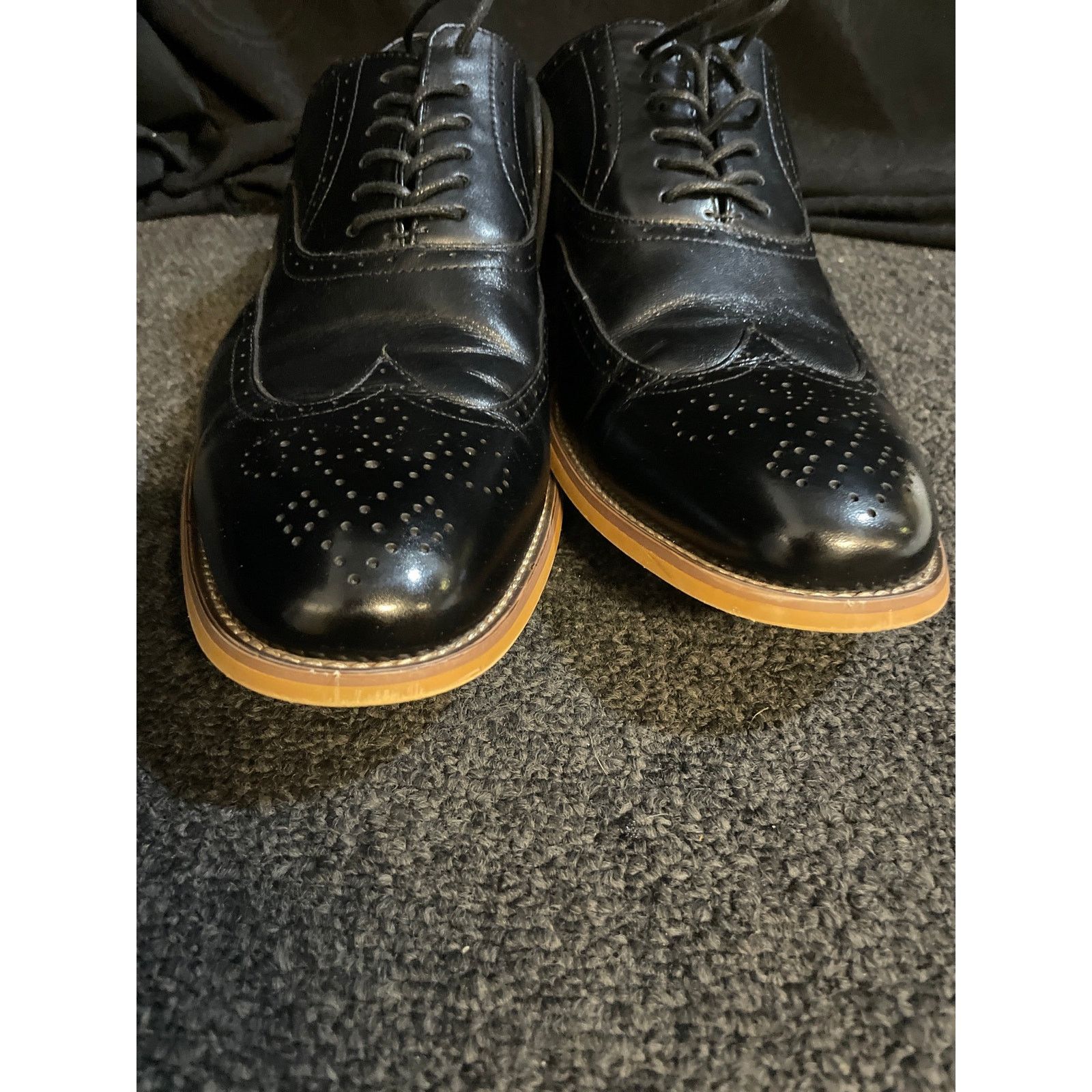 Stacy Adams Stacy Adams Dunbar Wingtip Oxford Dress Shoe Men’s 12M Size US 12 / EU 45 - 11 Thumbnail