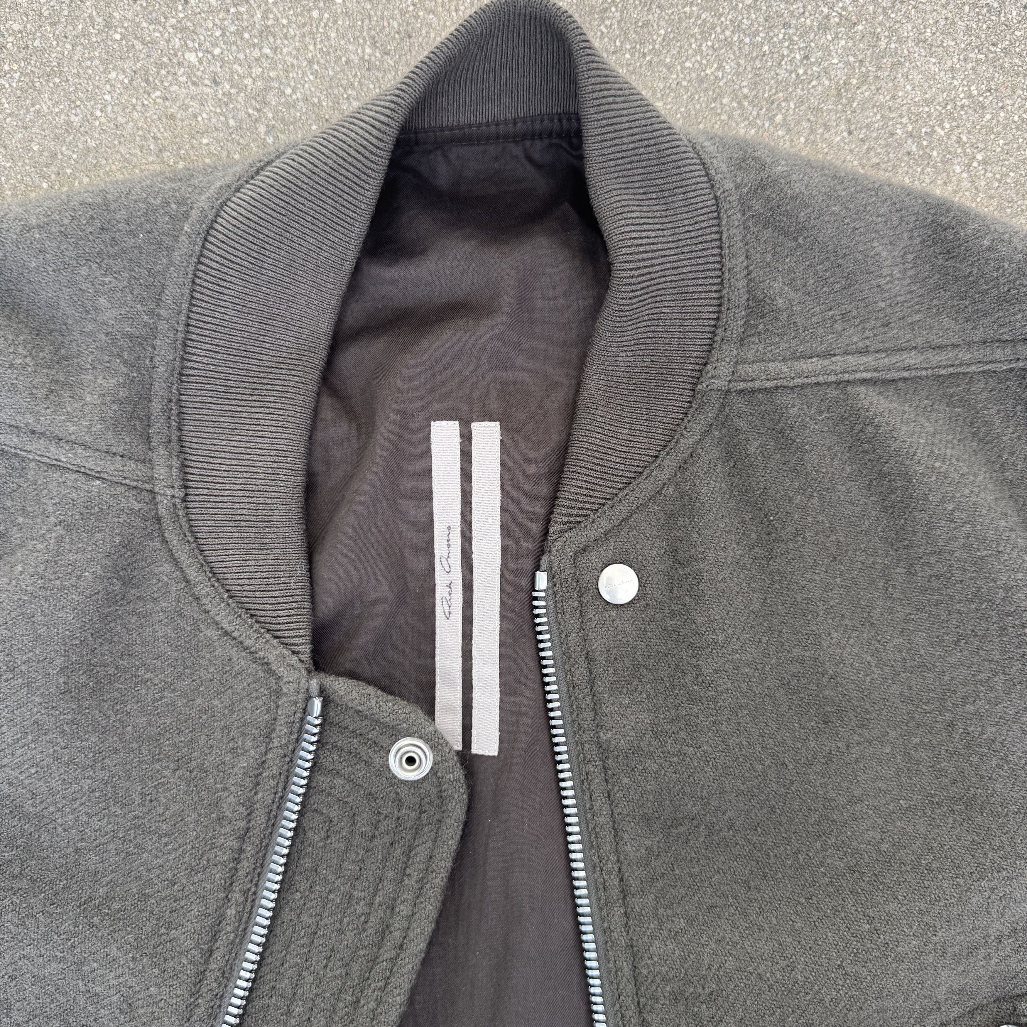 Rick Owens Wool Rick Owens Bauhaus Bomber Jacket Size US M / EU 48-50 / 2 - 3 Thumbnail