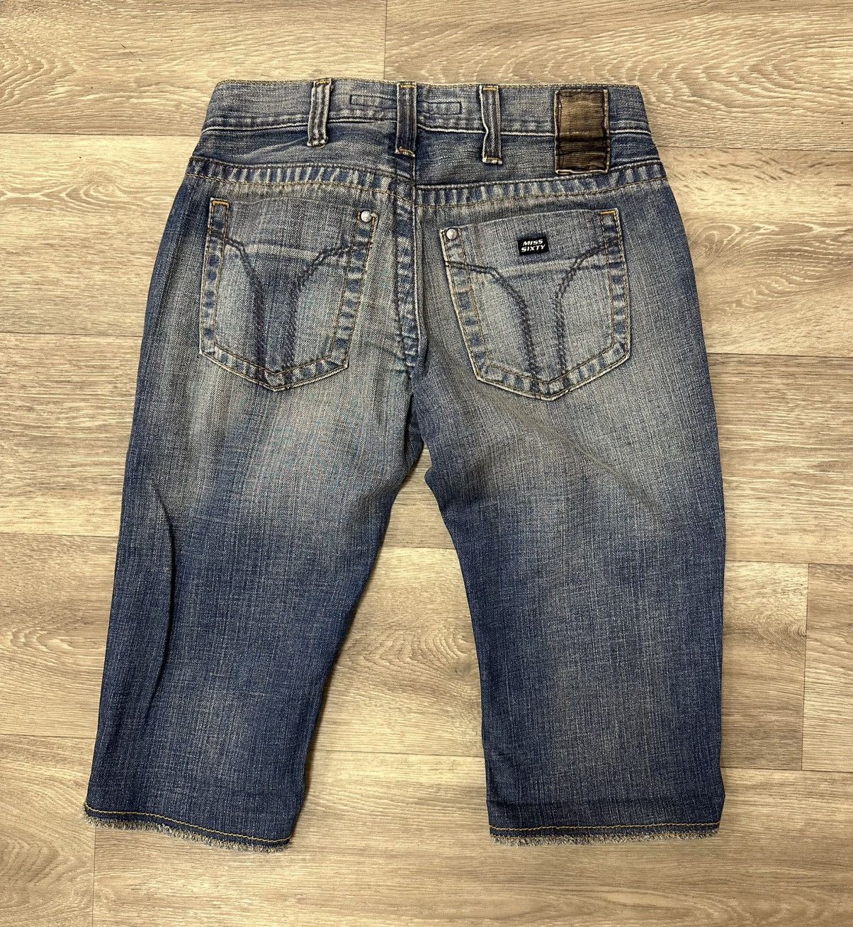 Miss Sixty Women’s Miss Sixty Denim Shorts Size 26 Blue Avant-Garde Y2K Size 26" / US 2 / IT 38 - 5 Thumbnail