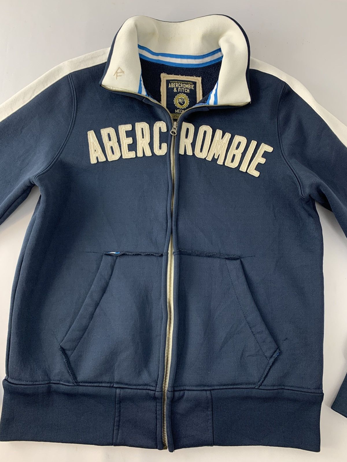 Abercrombie & Fitch y2k Abercrombie & Fitch Spell Out Jacket Double Pocket Size US M / EU 48-50 / 2 - 3 Thumbnail
