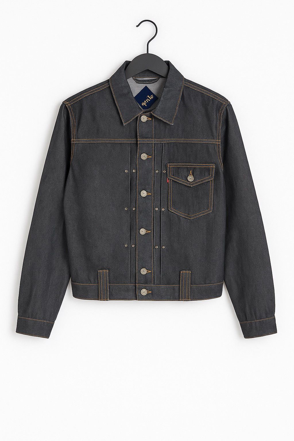Apollo Apollo Japanese Denim Workwear Jacket Dark Indigo Trucker Size US XS / EU 42 / 0 - 1 Thumbnail