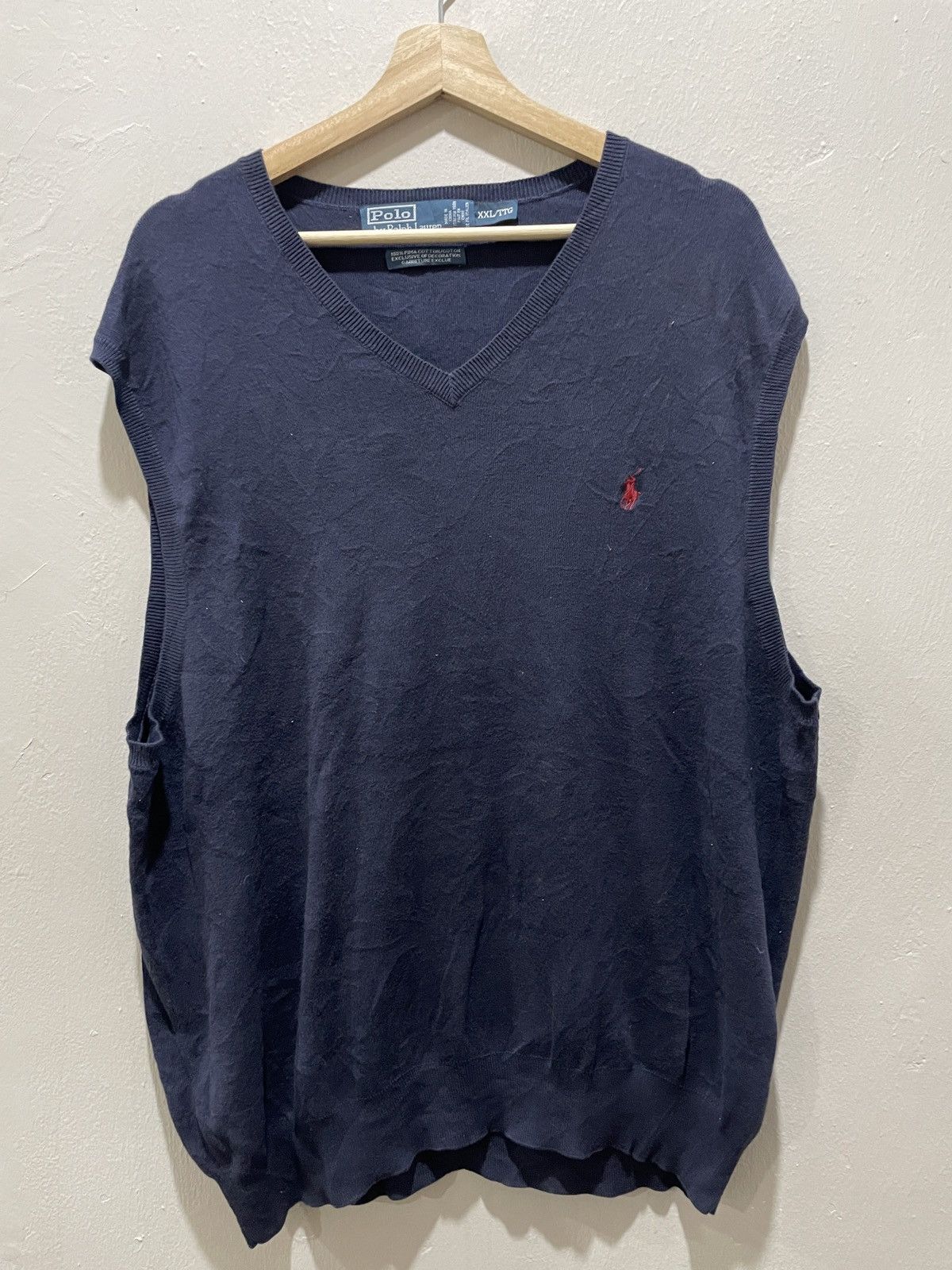 Mr. Gentleman × Polo Ralph Lauren × Ralph Lauren POLO Ralph Lauren Men's 2XL Embroidery Blue Pima Cotton 2XL Size US XXL / EU 58 / 5 - 3 Thumbnail
