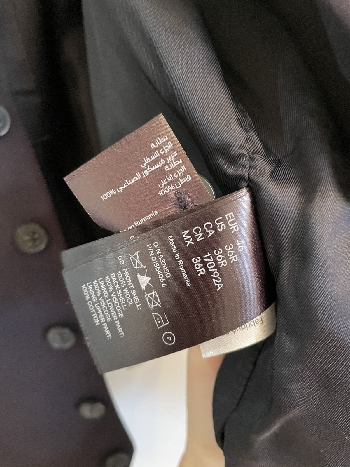 H&M × Maison Margiela H&M x Masion Martin Margiela men’s blazer and vest Size 36R - 9 Thumbnail