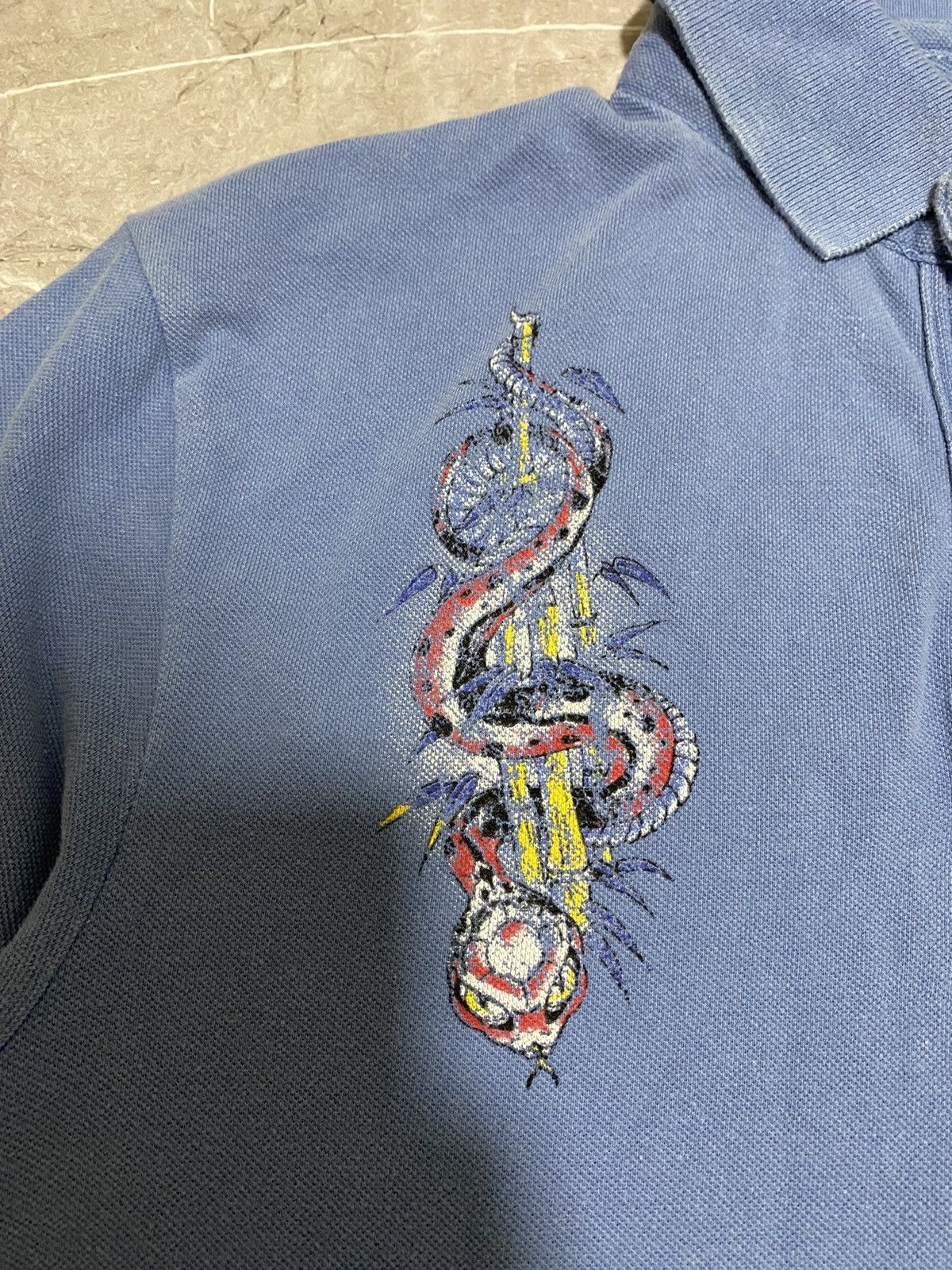 Christian Audigier × Ed Hardy × Vintage Vintage Y2K Ed Hardy By Christian Audigier Big Logo Polo Size US XXL / EU 58 / 5 - 12 Thumbnail