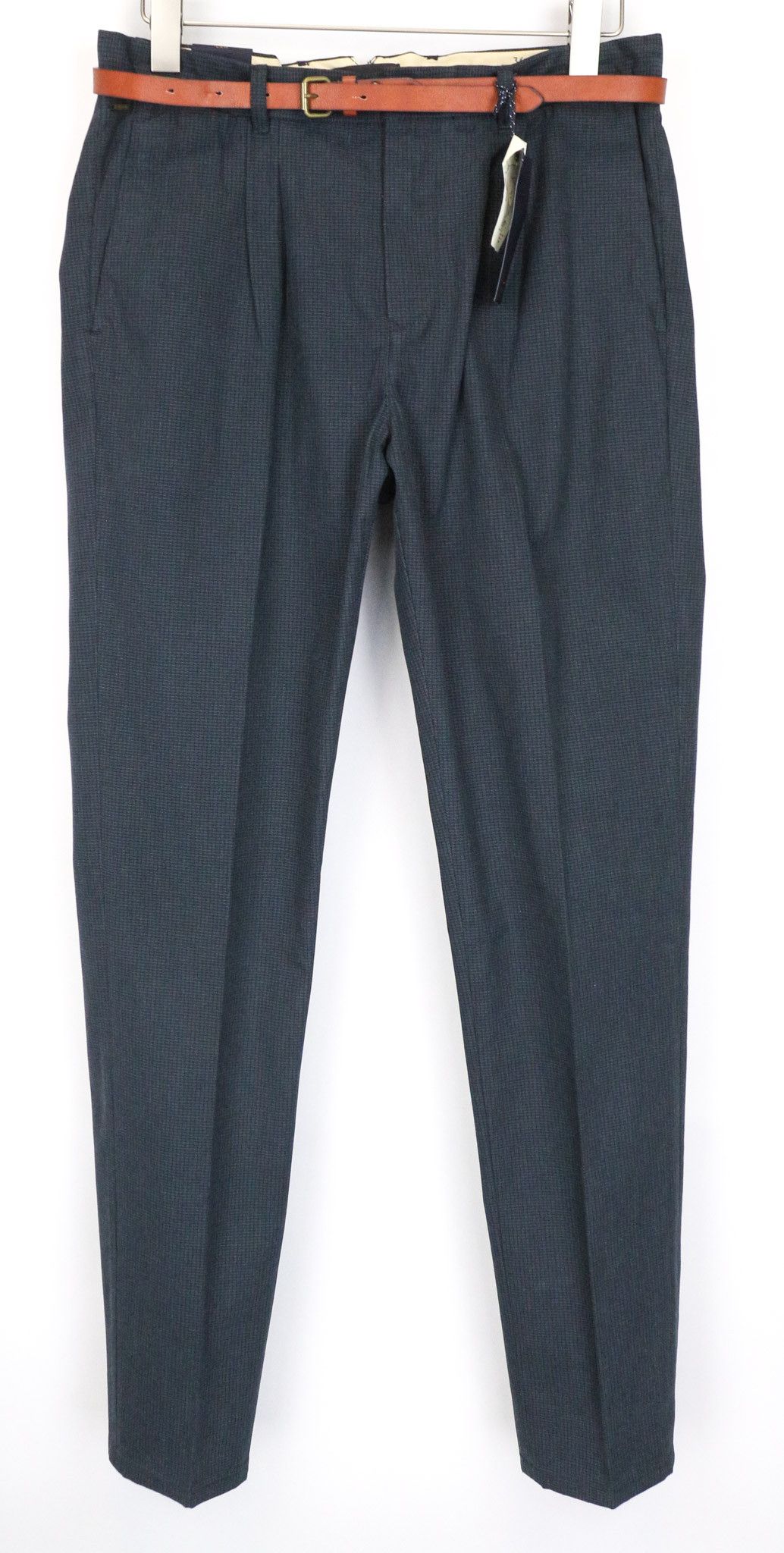 Scotch & Soda STUART W31/L34 Grey Slim Melange Trousers 75911 Size US 31 - 1 Thumbnail