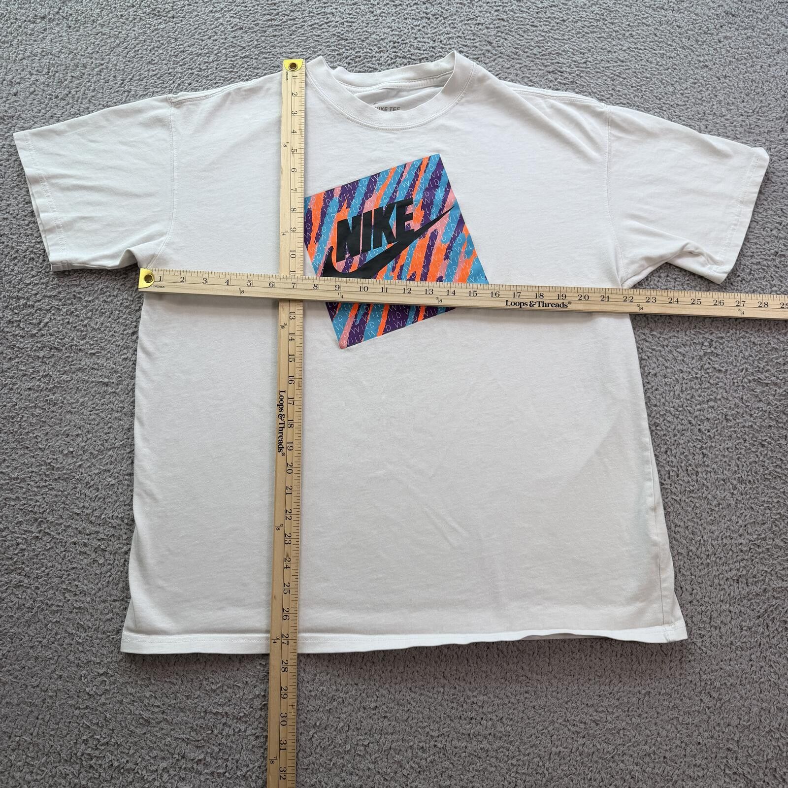 Nike Nike Archive Reissue Wild Graphic T Shirt Cream Boxy L Size US L / EU 52-54 / 3 - 3 Thumbnail