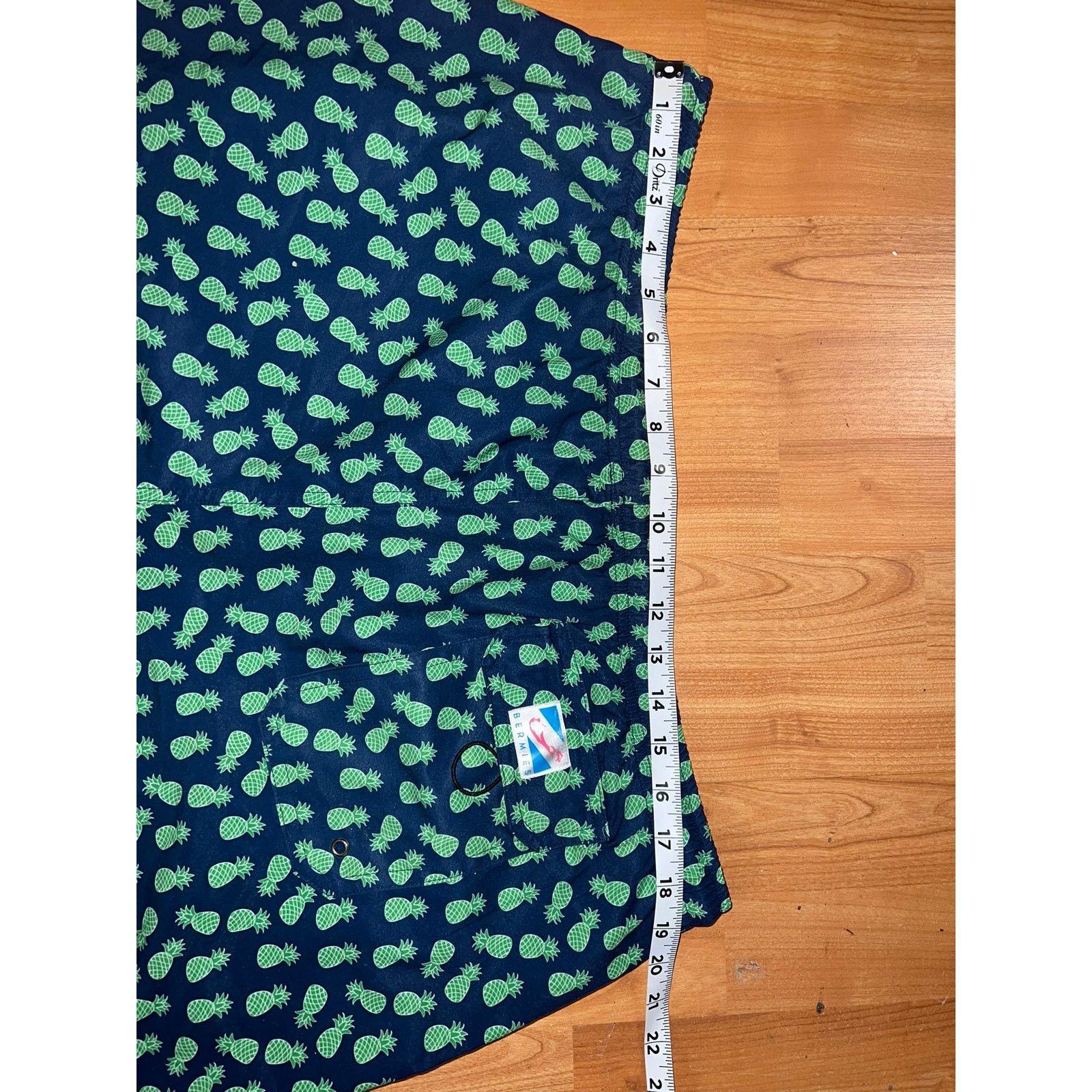 Vintage Bermies Pineapple Swim Shorts Trunks Pineapples Fruit 3.0 2X Size US 38 / EU 54 - 9 Thumbnail
