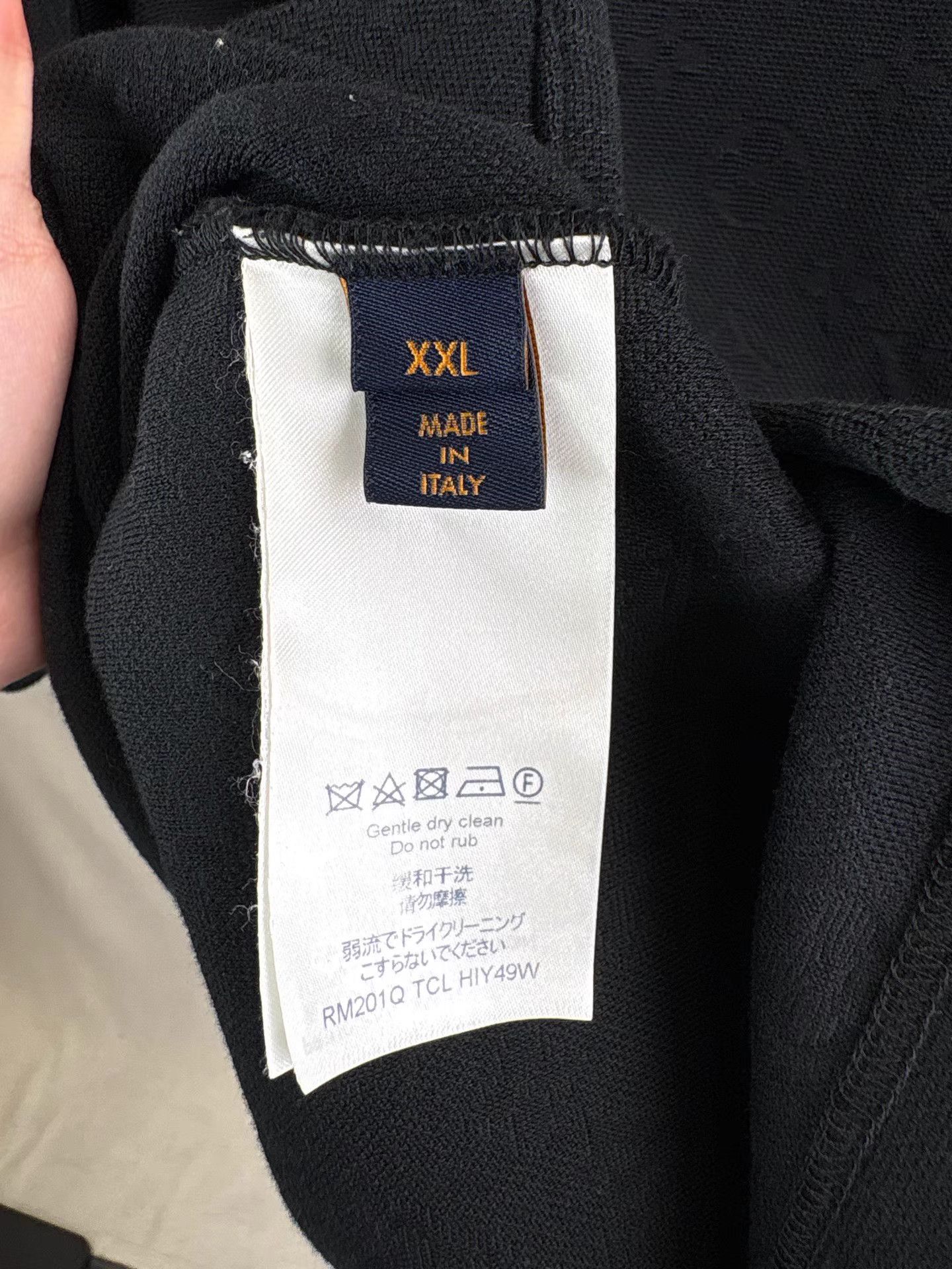 Louis Vuitton LOUIS VUITTON Black Full-Print Pocket Short Sleeve K1 Size US XXL / EU 58 / 5 - 4 Thumbnail