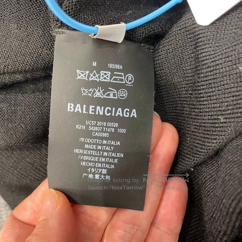 Balenciaga Balenciaga Black Wheat Ear Sweater. Size US M / EU 48-50 / 2 - 5 Thumbnail