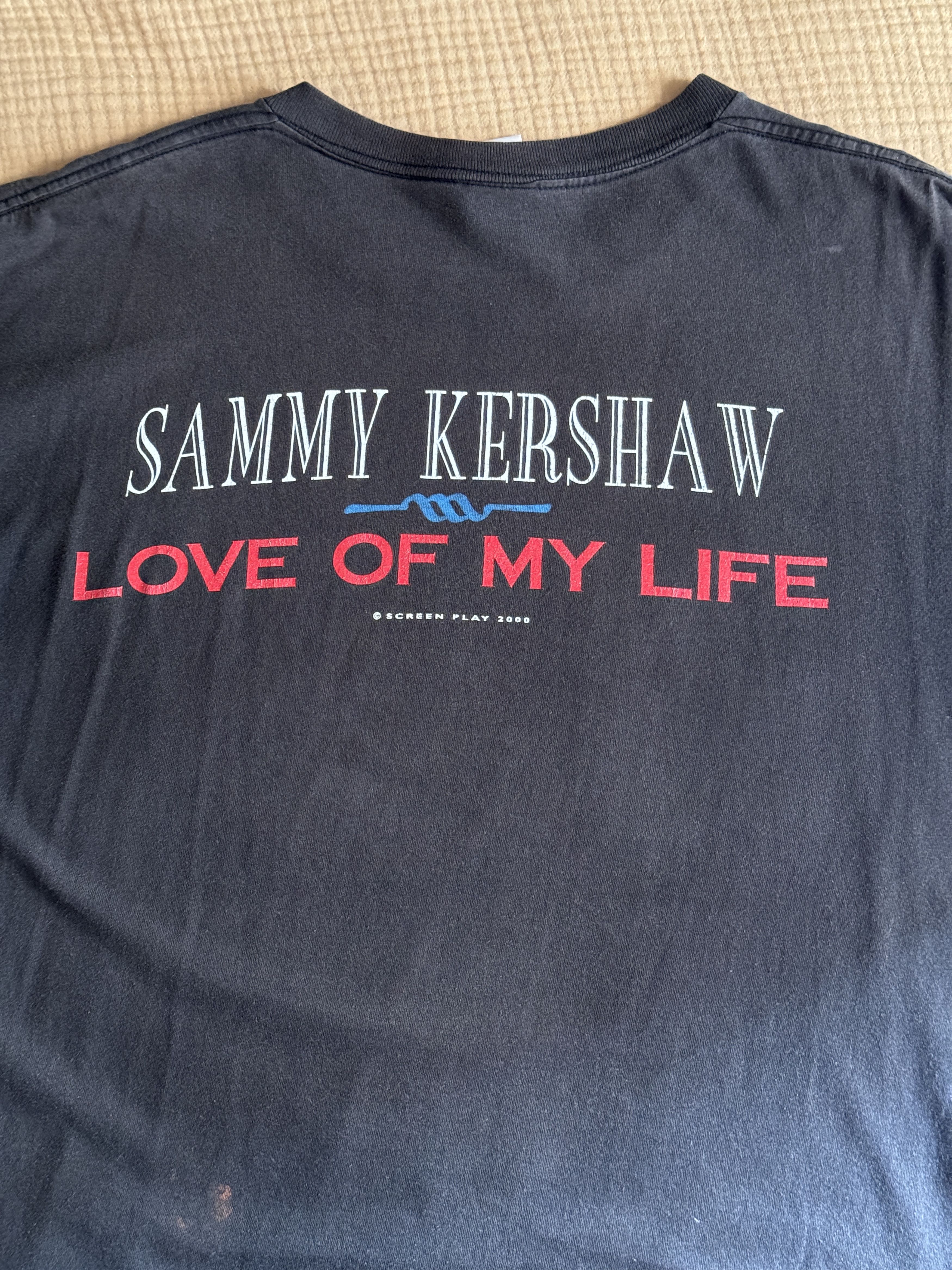 Vintage Vintage Sammy Kershaw T Shirt Size US XL / EU 56 / 4 - 9 Thumbnail
