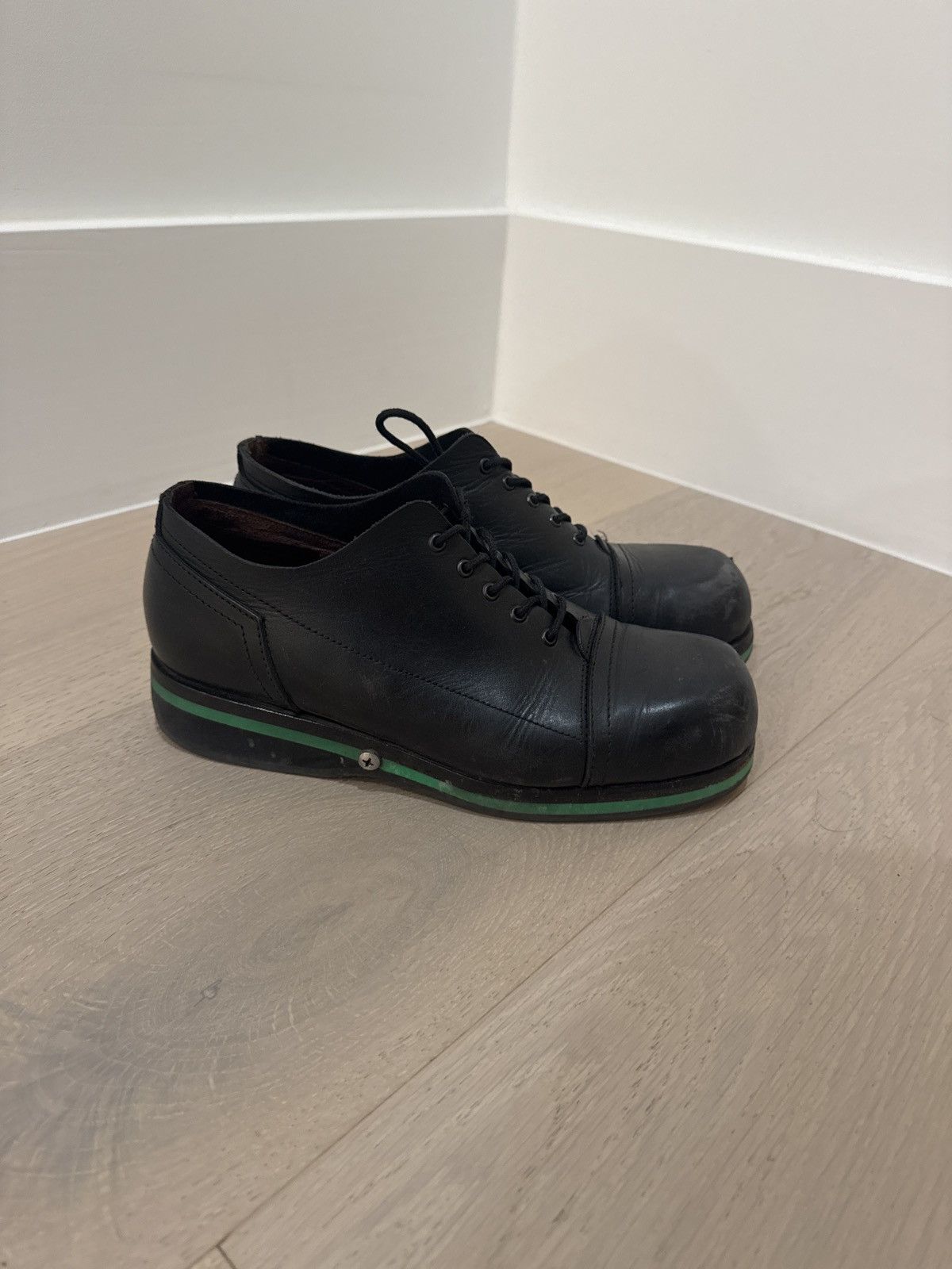Dirk Bikkembergs Dirk Bikkembergs S/S1996 Screw-in Derbies Size US 9 / EU 42 - 1 Thumbnail
