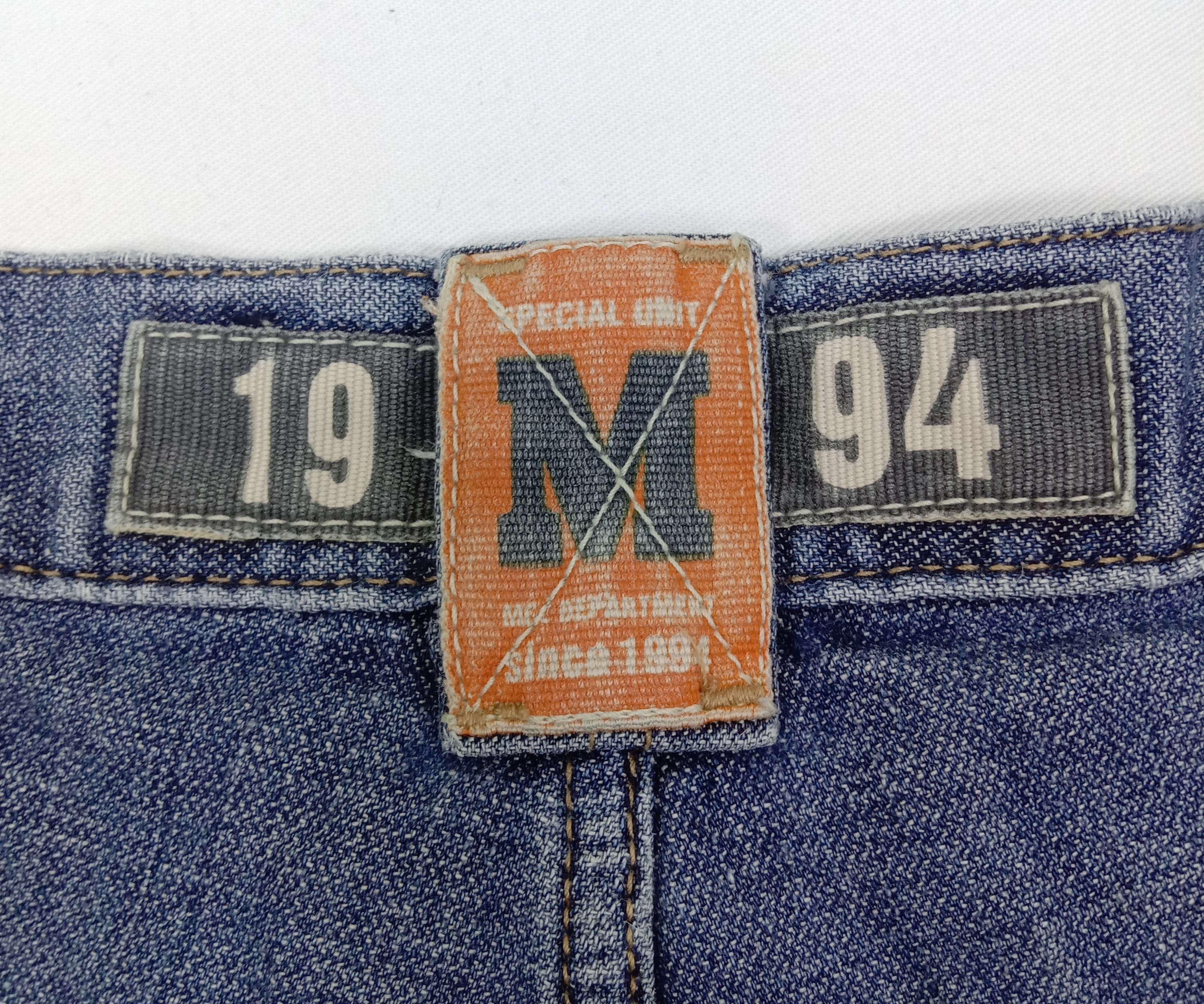Japanese Brand Japanese Hybrid Mogul Special Unit Two Tone Jeans Size US 34 / EU 50 - 14 Thumbnail