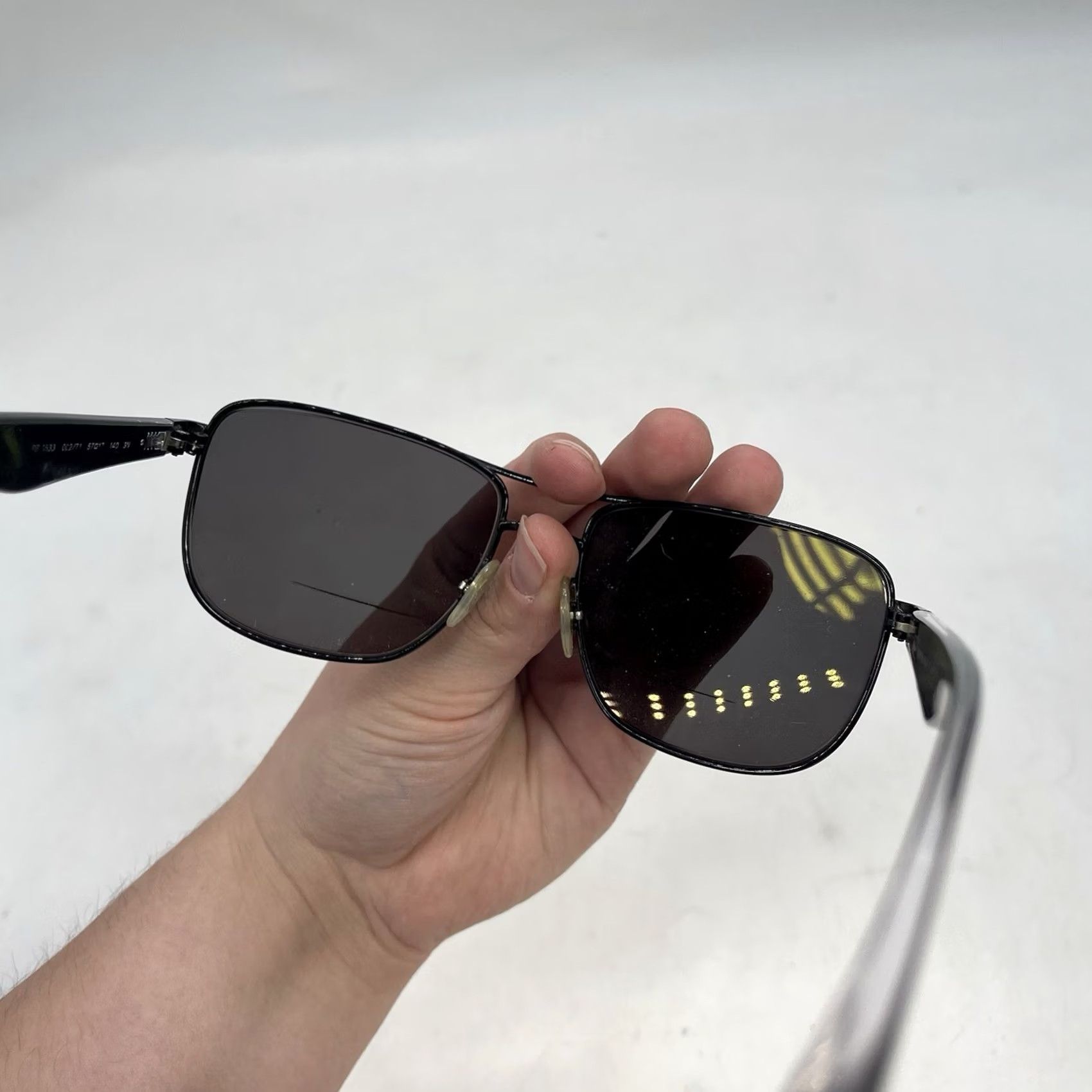 Vintage Ray-Ban Sunglasses Men Black 57-17-140 UV400 RB3533 FRAMES ONLY Excellent Condition Size ONE SIZE - 7 Thumbnail