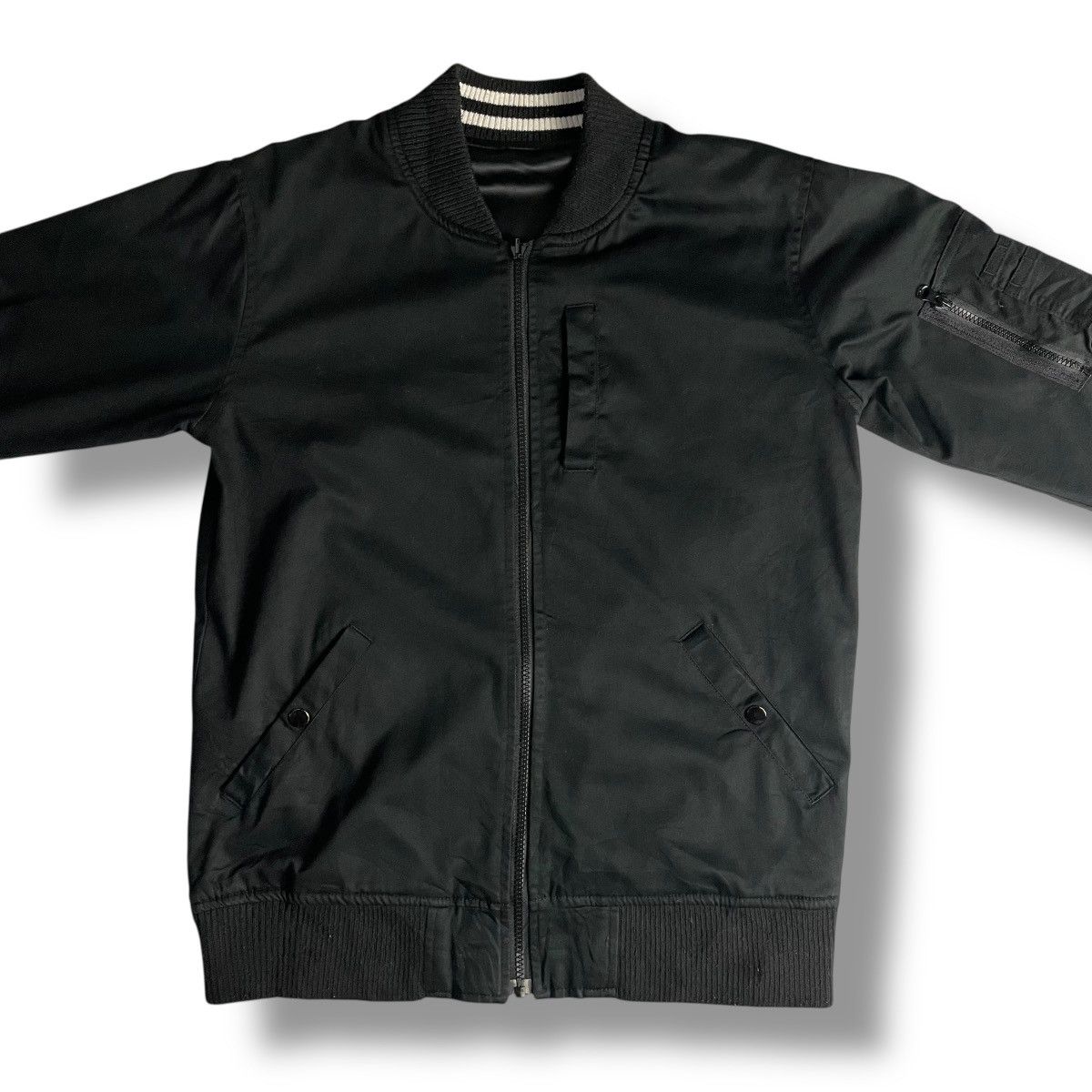 Japanese Brand 🇯🇵 ROUGHNESS TROOP REVERSIBLE BOMBER FLIGHT JACKET Size US M / EU 48-50 / 2 - 7 Thumbnail
