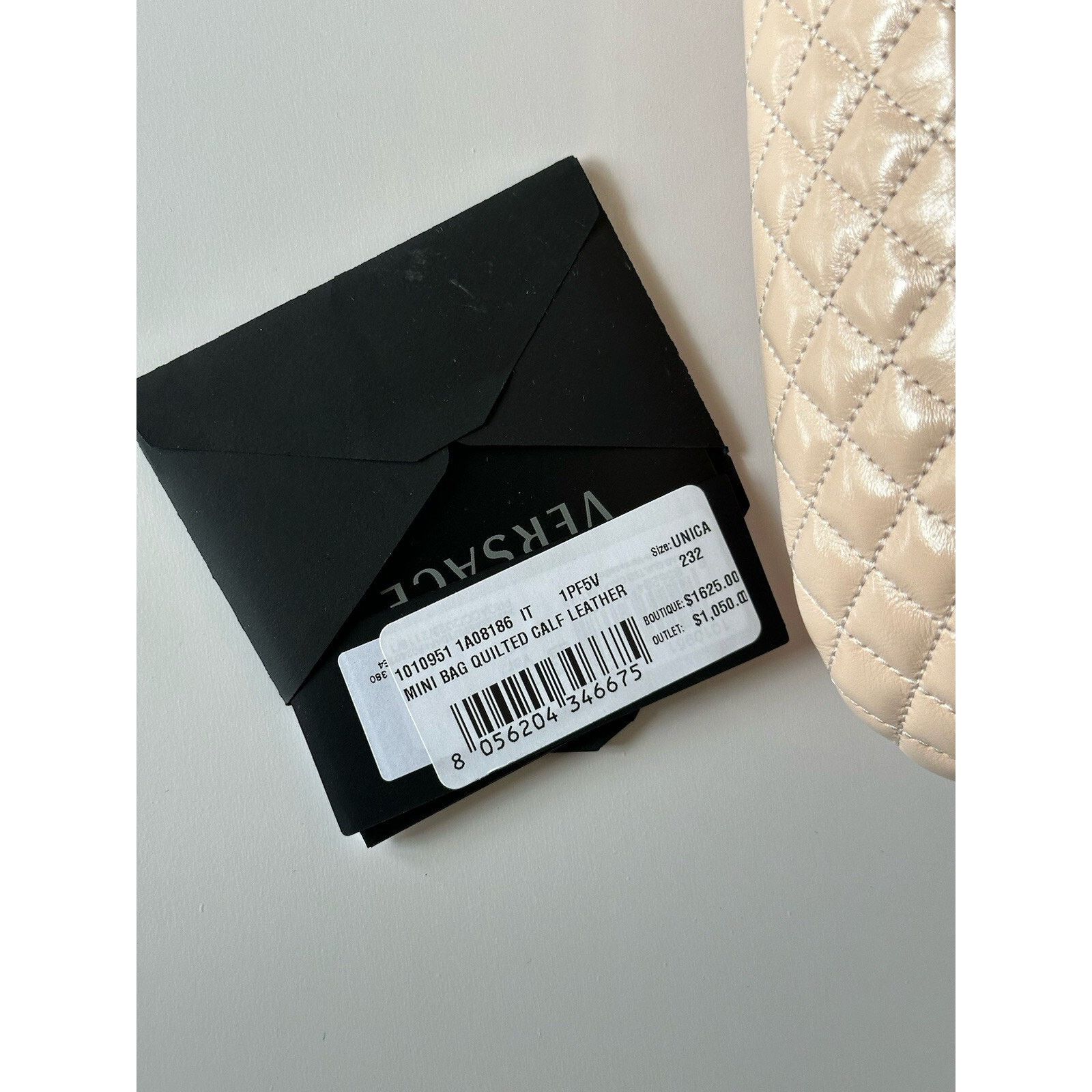 Versace Versace Quilted Calf Leather Pink Mini Shoulder Bag 1010951 Size ONE SIZE - 13 Thumbnail