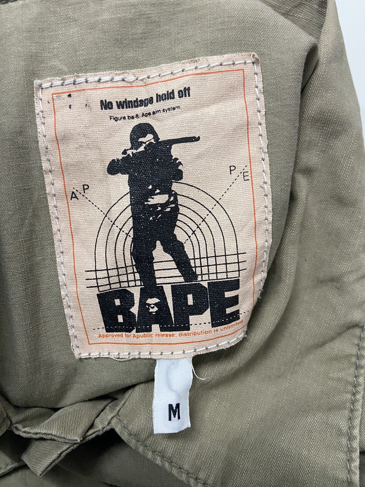 Bape BAPE A BATHING APE ASNKA MILITARY STYLE BUTTON UP Size US M / EU 48-50 / 2 - 11 Thumbnail