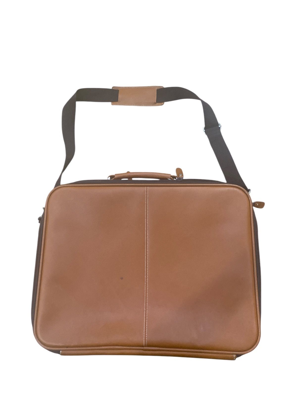 Genuine Leather × Vintage Vintage Volkswagen leather travel beg / cross bag Size ONE SIZE - 2 Thumbnail
