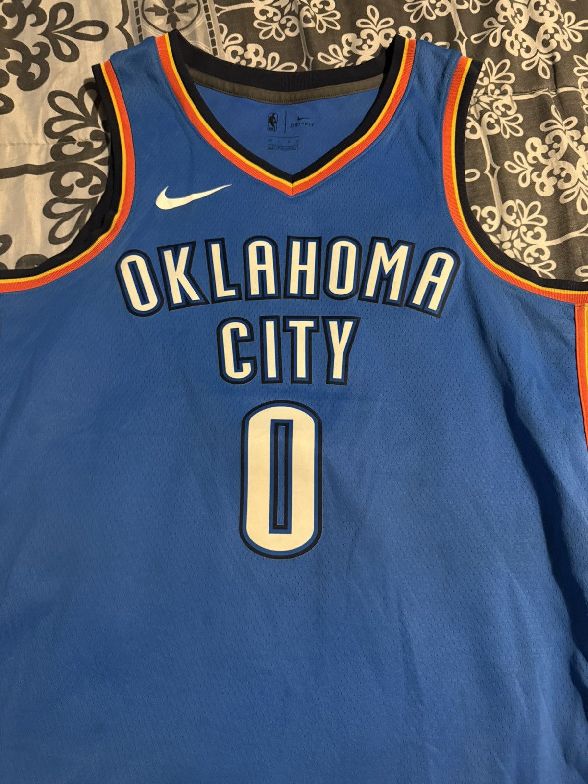 NBA OKC Russell Westbrook Jersey Size US L / EU 52-54 / 3 - 2 Thumbnail