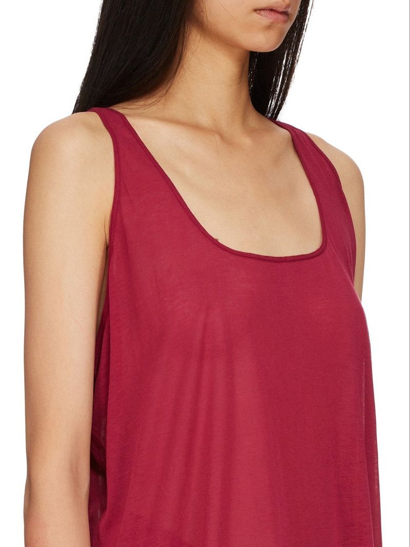 Rick Owens o1y0126 Tank Top in Garnet Size M / US 6-8 / IT 42-44 - 5 Thumbnail