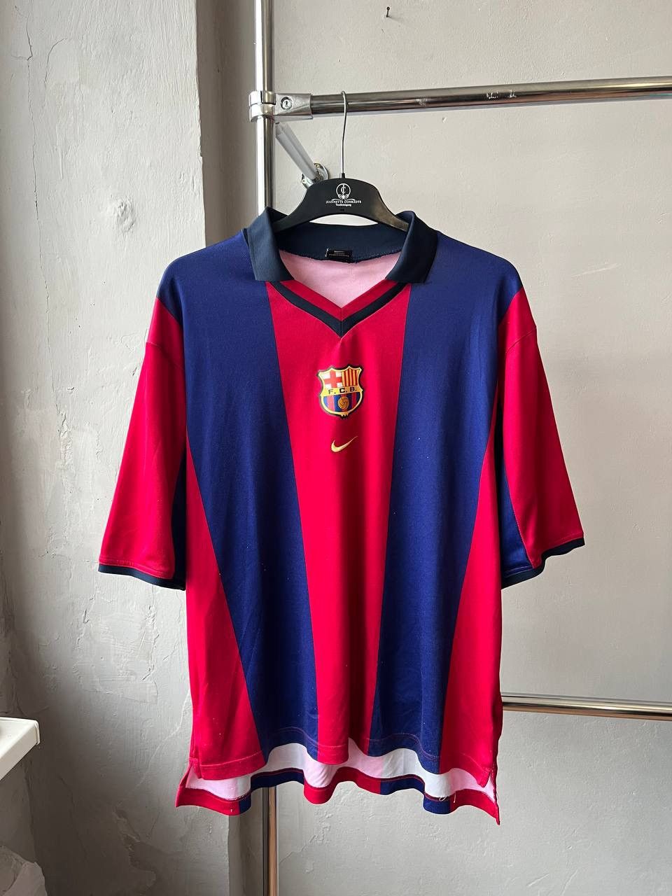 Nike 1998/99 BARCELONA FC HOME SOCCER JERSEY FOOTBALL SHIRT NIKE Size US XL / EU 56 / 4 - 2 Thumbnail