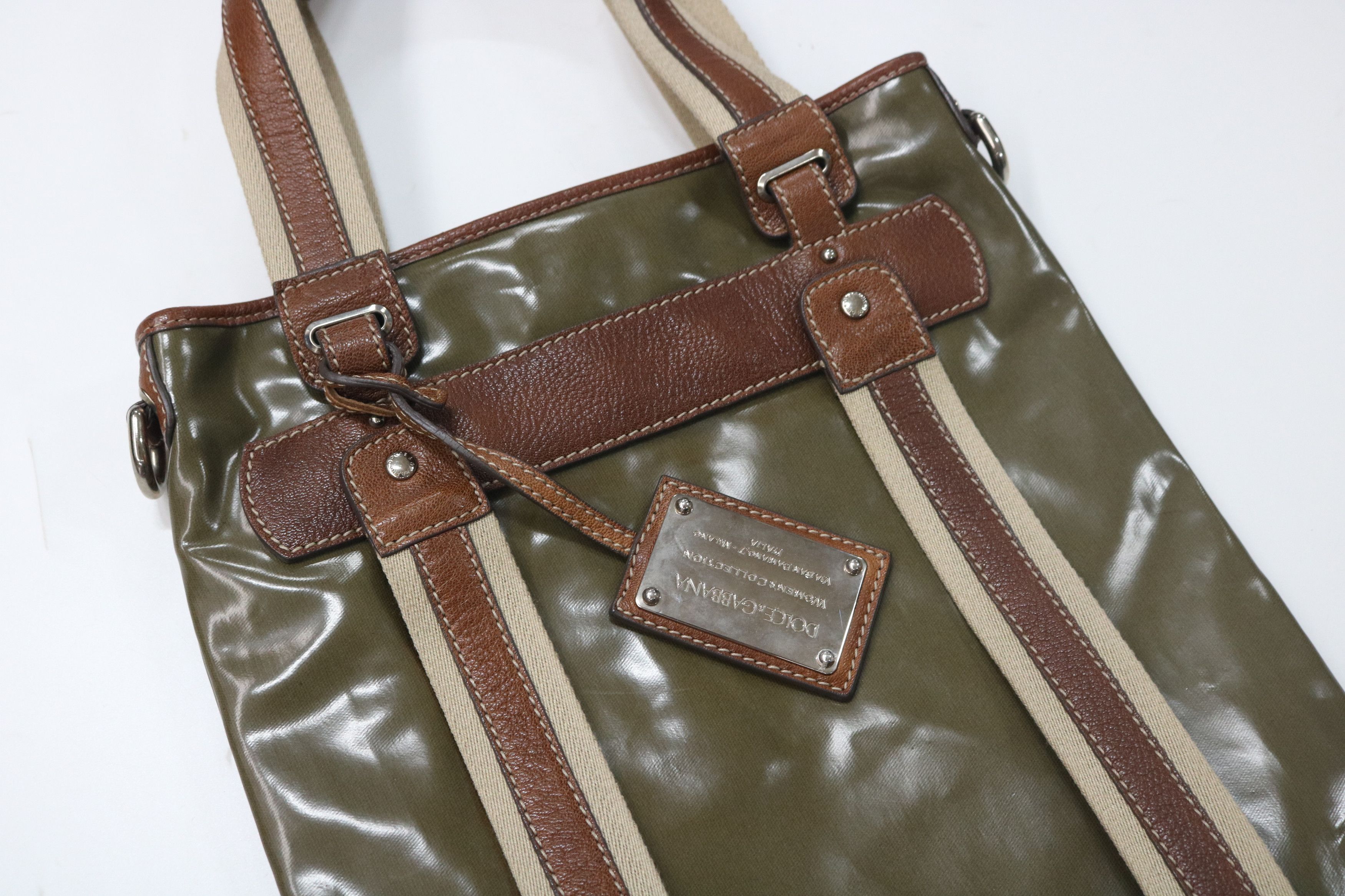 Dolce & Gabbana DOLCE & GABBANA Leather Panel Shoulder Bag Size ONE SIZE - 4 Thumbnail