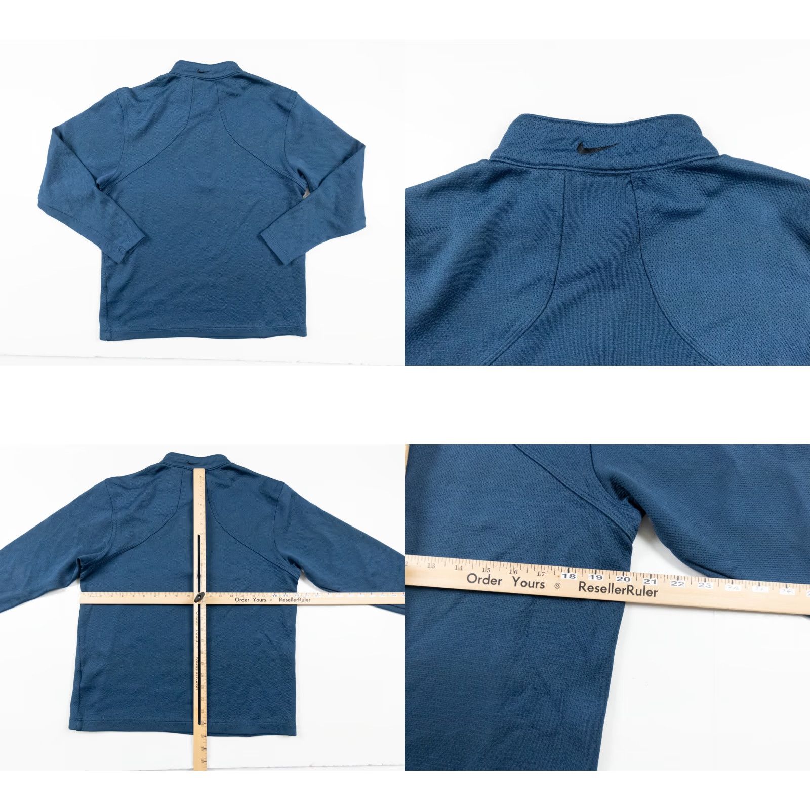 Nike Nike Sweater Men’s 1/4 Zip Pullover Long Sleeve Mock Neck Adult Medium Blue Size US M / EU 48-50 / 2 - 8 Thumbnail