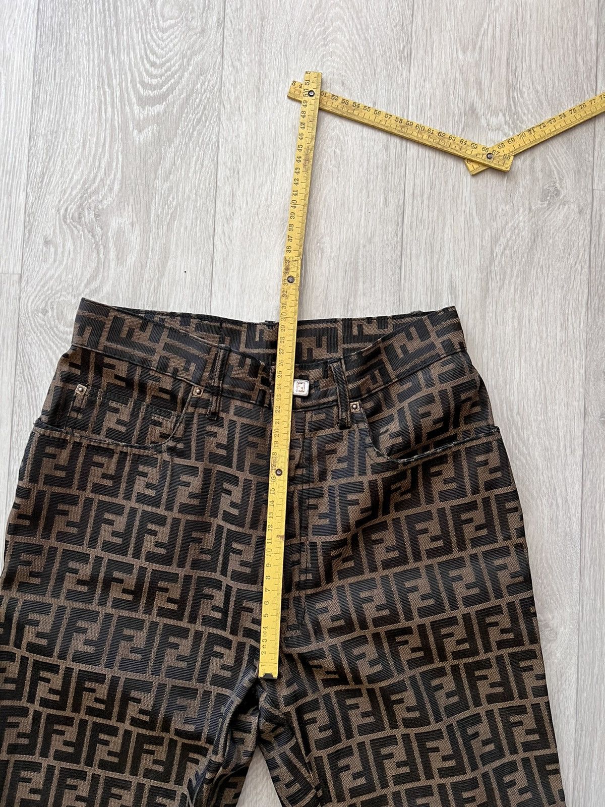 Fendi Vintage Fendi Zucca Monogram Pants 90s Size 29" - 14 Thumbnail