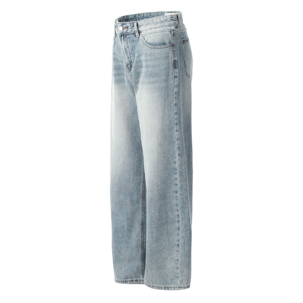 Japanese Brand × Jean Light-colored loose casual gradient distressed washed jeans Size US 32 / EU 48 - 2 Thumbnail