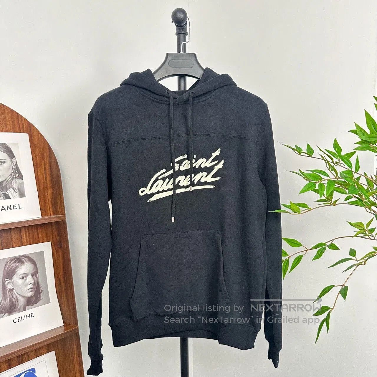 Saint Laurent Paris Saint Laurent YSL New Vintage Hoodie L. Size US L / EU 52-54 / 3 - 1 Thumbnail