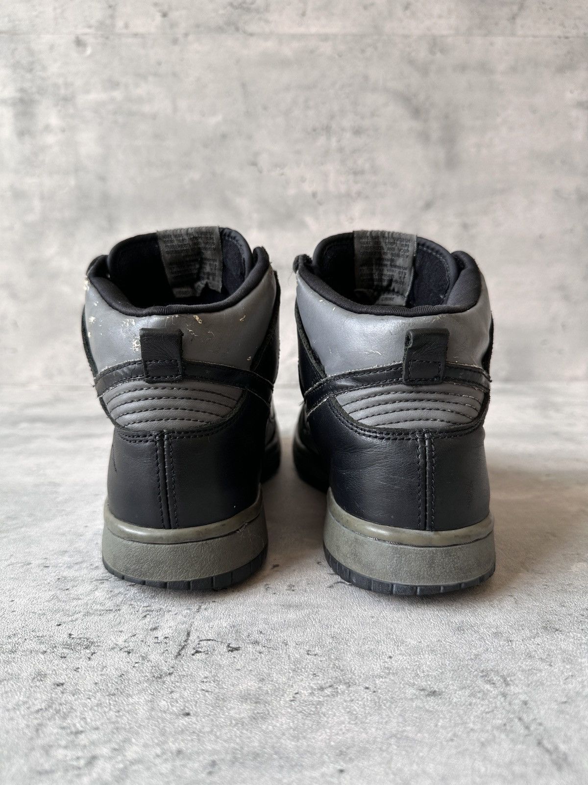 Nike 1999 DUNK LE HIGH TOP BLACK / COOL GREY Size US 8.5 / EU 41-42 - 16 Thumbnail