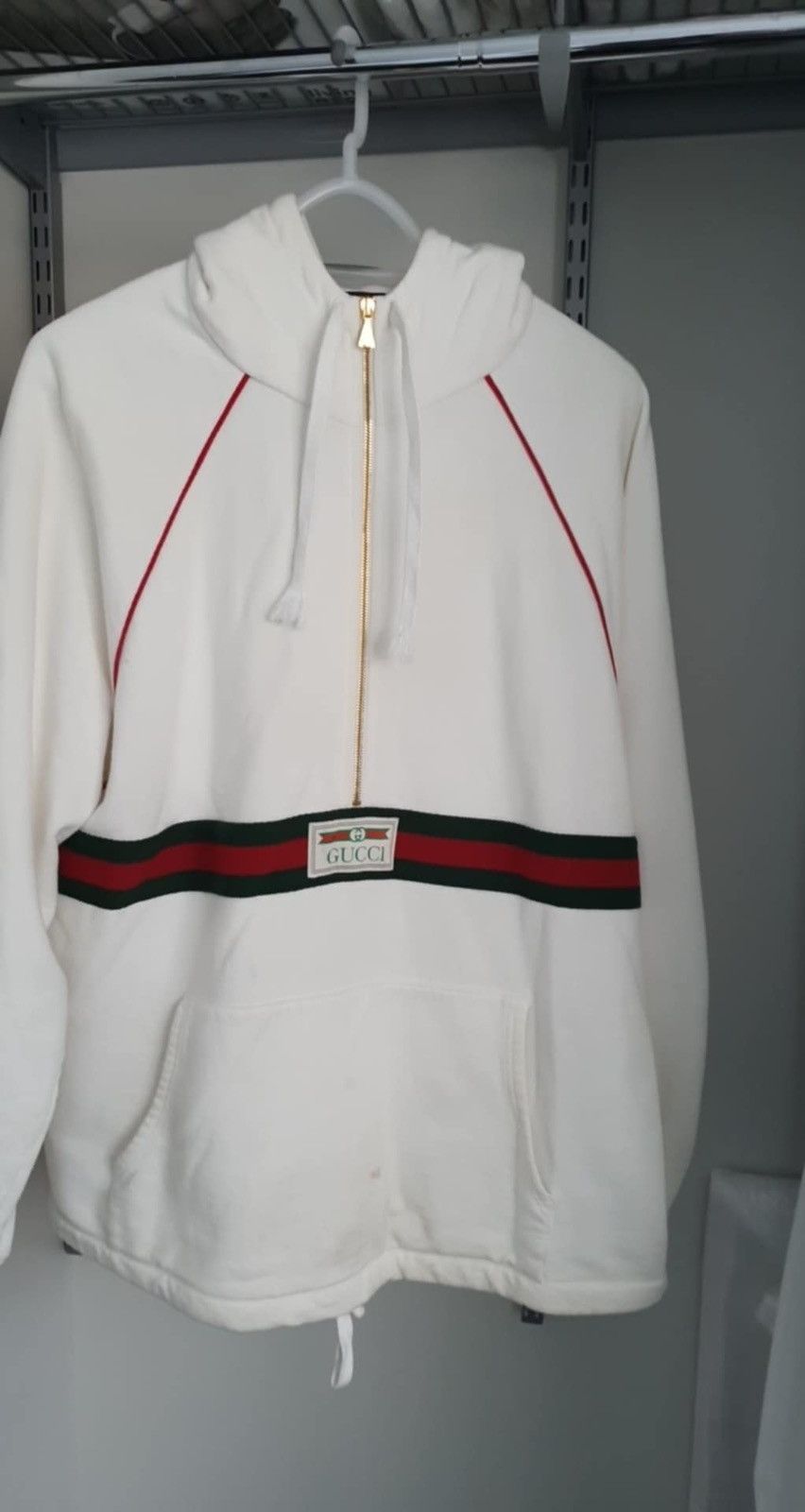 Gucci banner logo hoodie