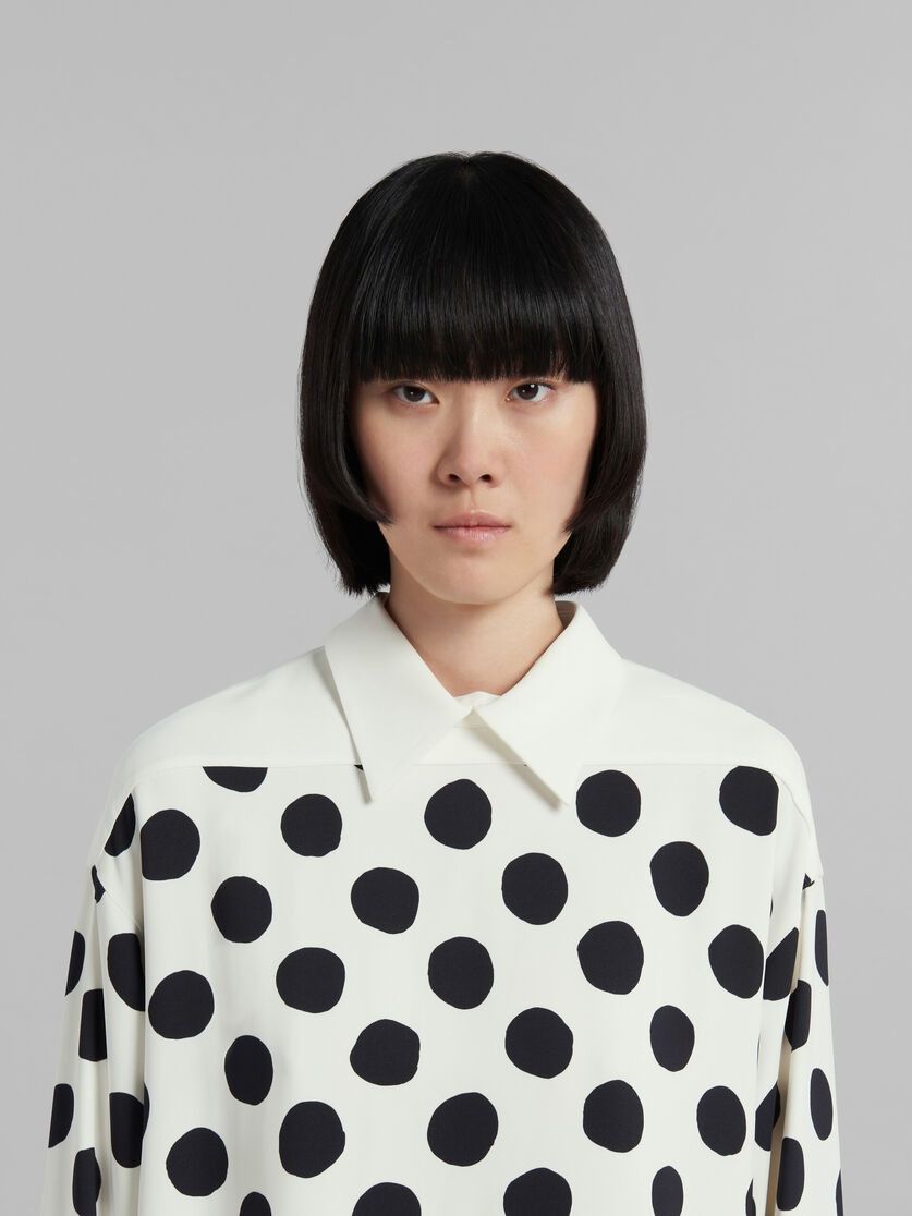 Marni o1w1db10824 Cady Dress in White Size M / US 6-8 / IT 42-44 - 5 Thumbnail