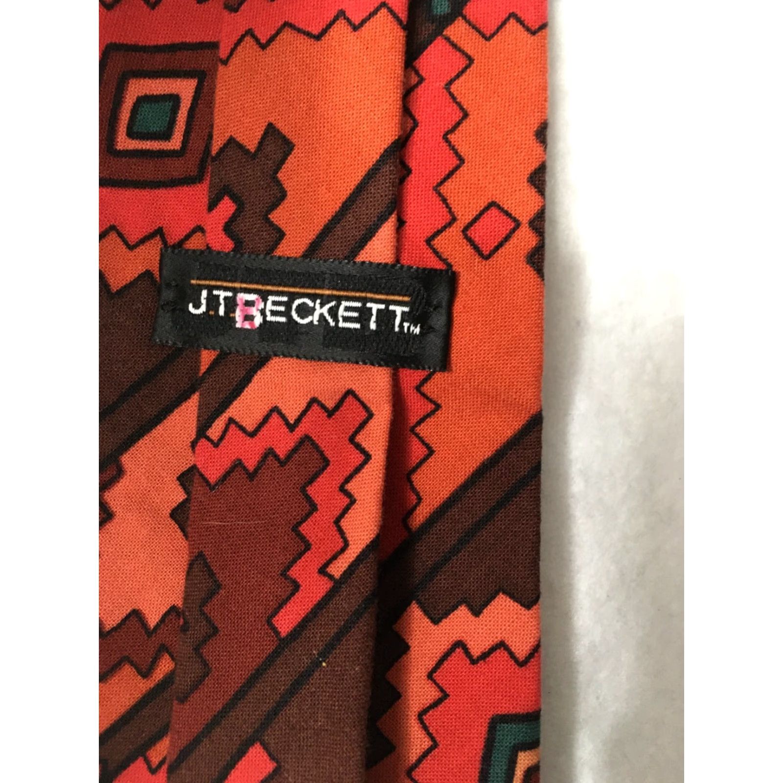 Etro Vtg Beckett Pink Necktie Mens Multicolor Classic Tie Retro N/A Size ONE SIZE - 3 Thumbnail