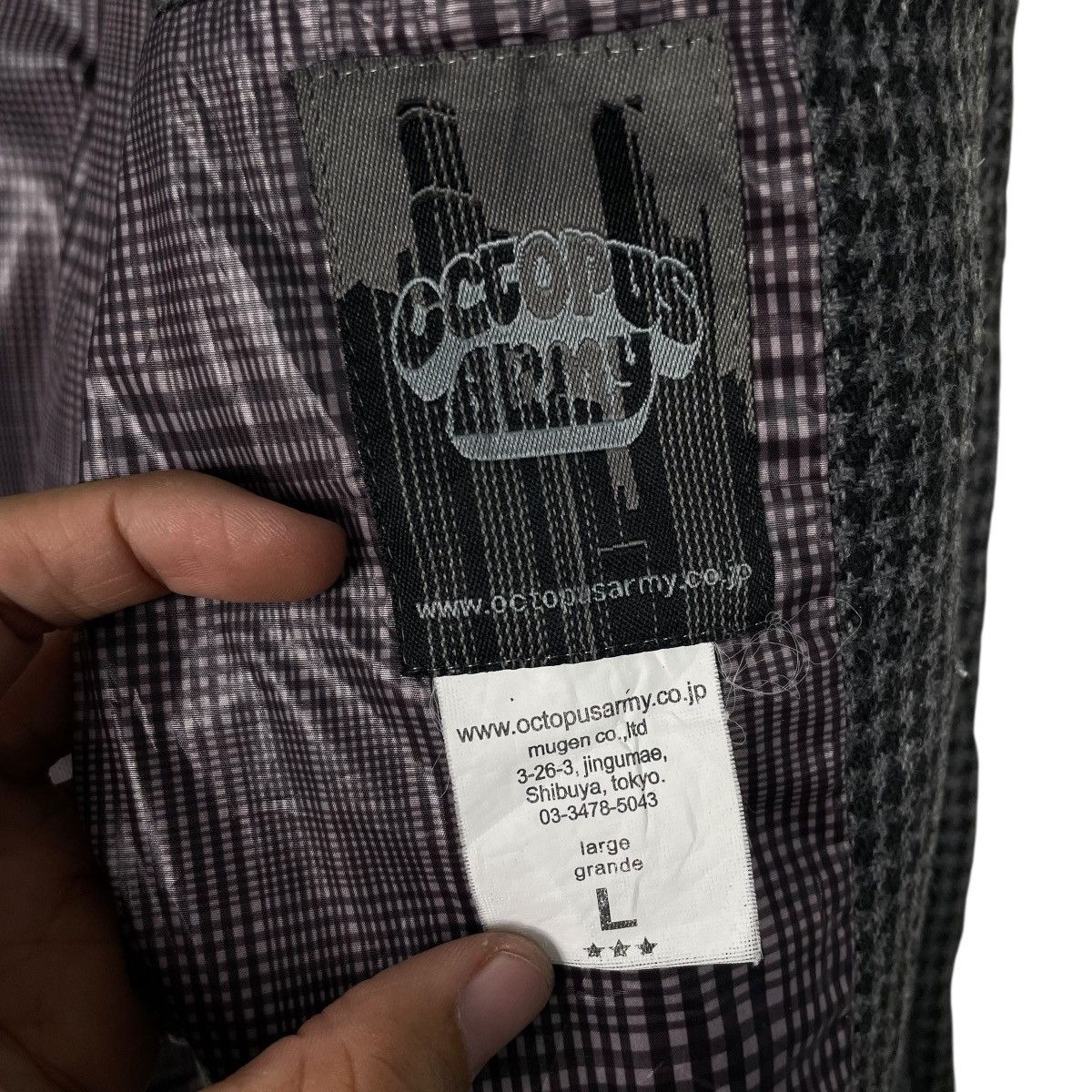 Japanese Brand Japanese Brand Octopus Army Houndstooth Zipper Bomber Size US M / EU 48-50 / 2 - 16 Thumbnail
