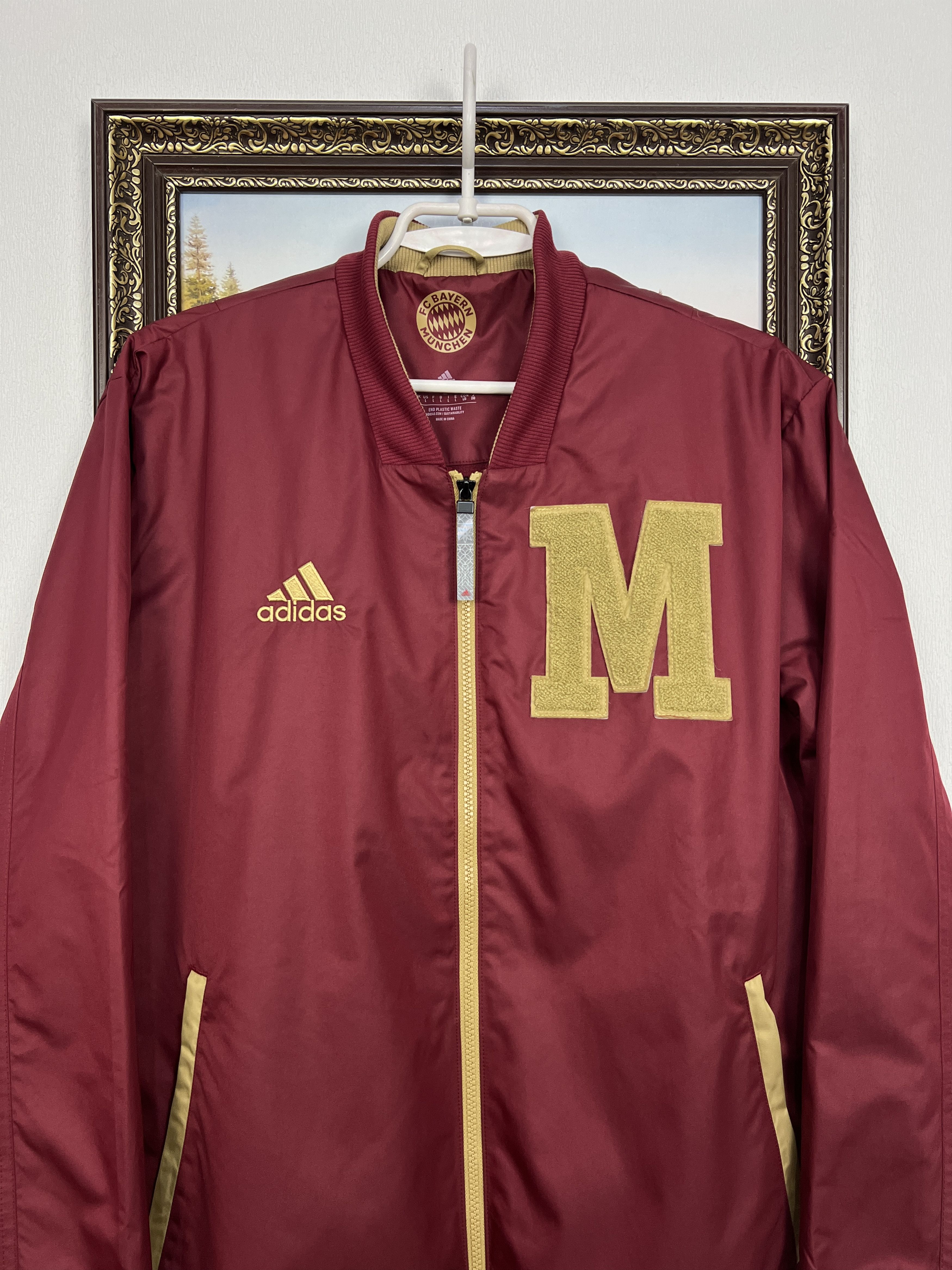 Adidas Adidas Bayern Munich Football Red Jacket Soccer Size US L / EU 52-54 / 3 - 2 Thumbnail