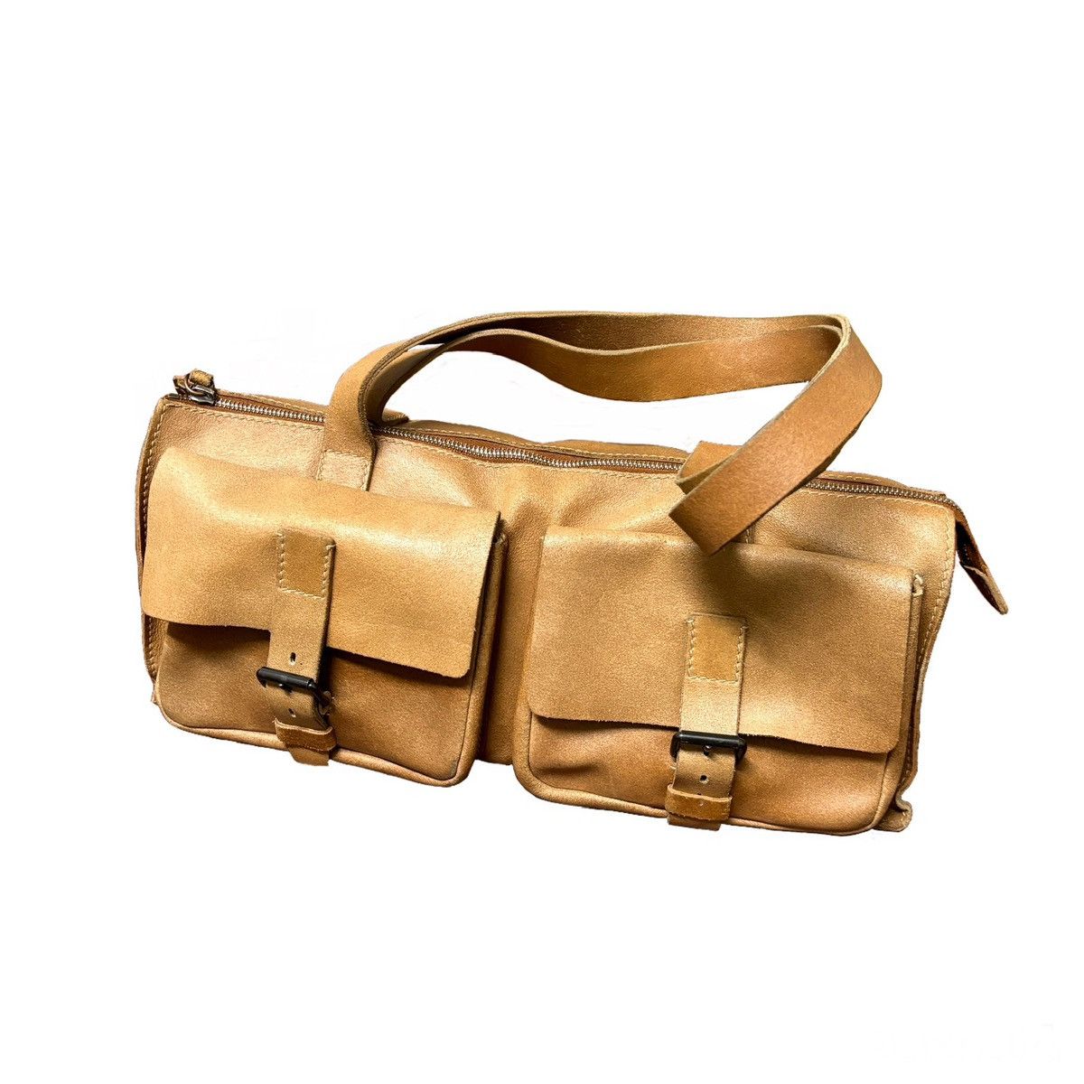 Miu Miu 1990s Miu Miu Camel Leather Bag Size ONE SIZE - 1 Thumbnail